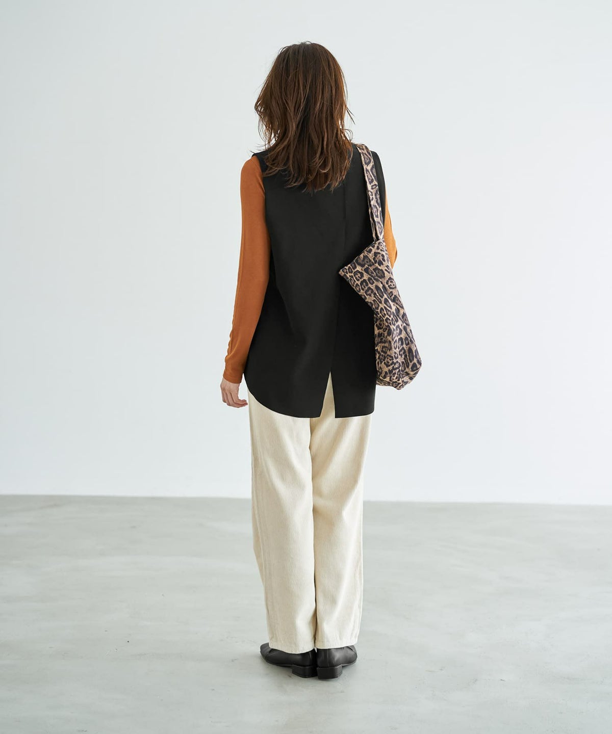 着用イメージ 166cm ブラック