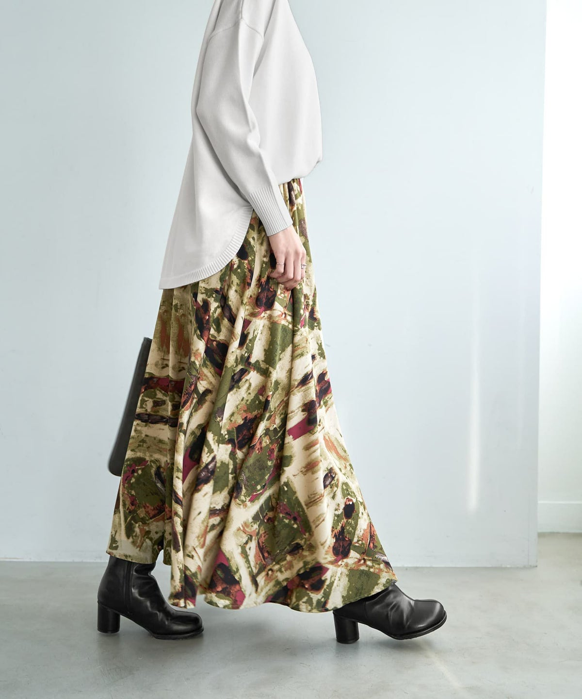 着用イメージ 166cm カーキミックス 02サイズ