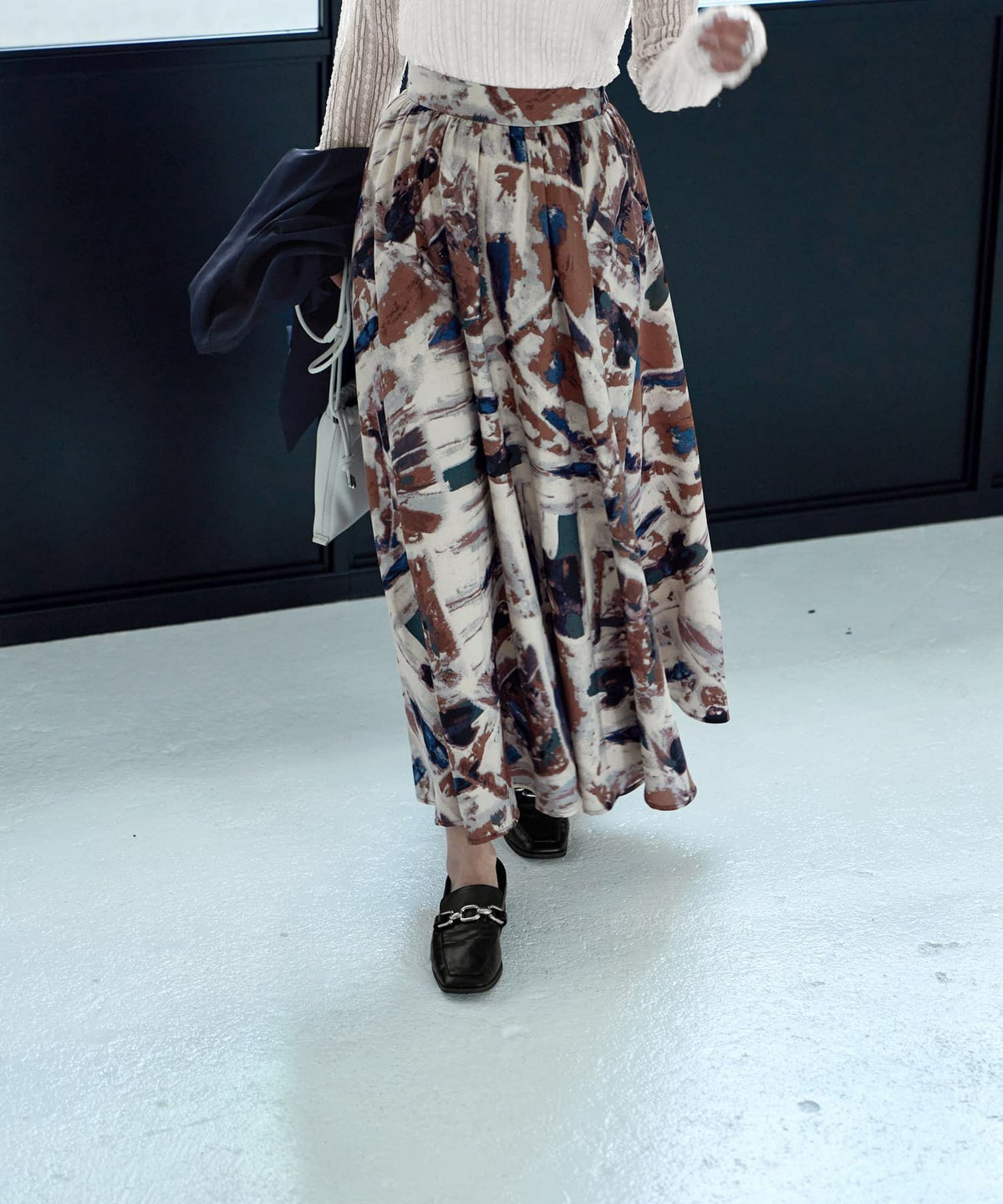 着用イメージ 167cm ブルーミックス 02サイズ