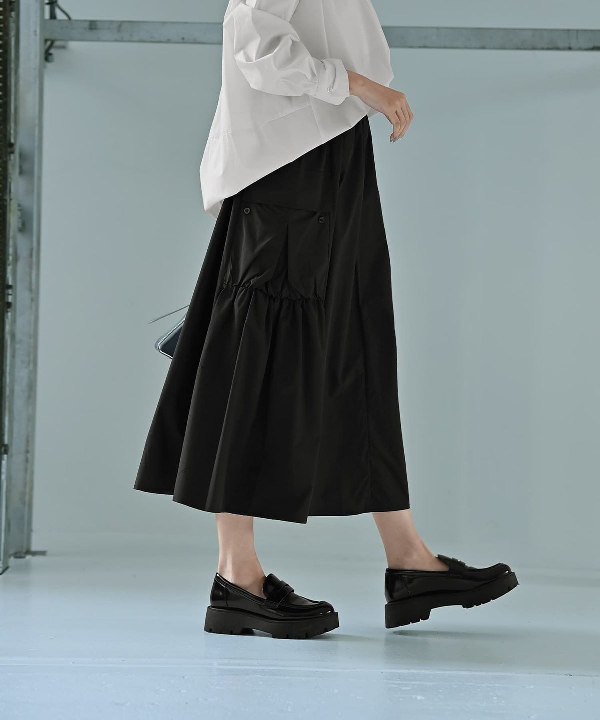 着用イメージ 170cm ブラック