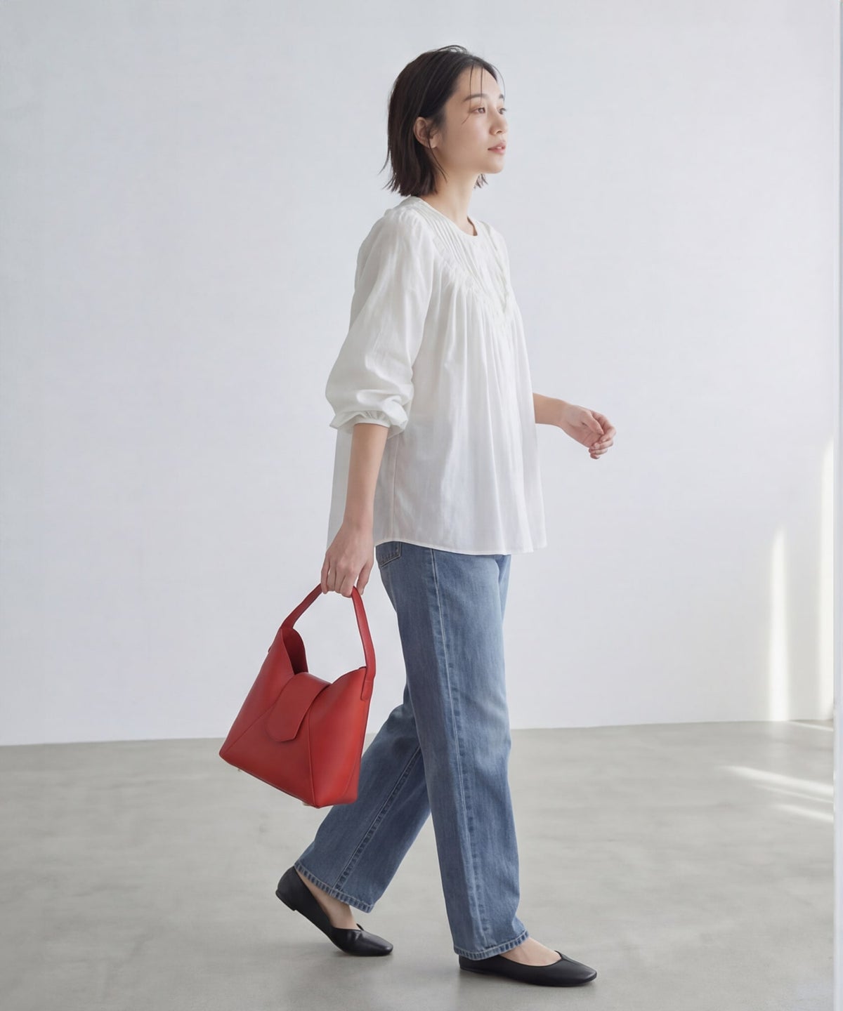 着用イメージ 165cm ホワイト