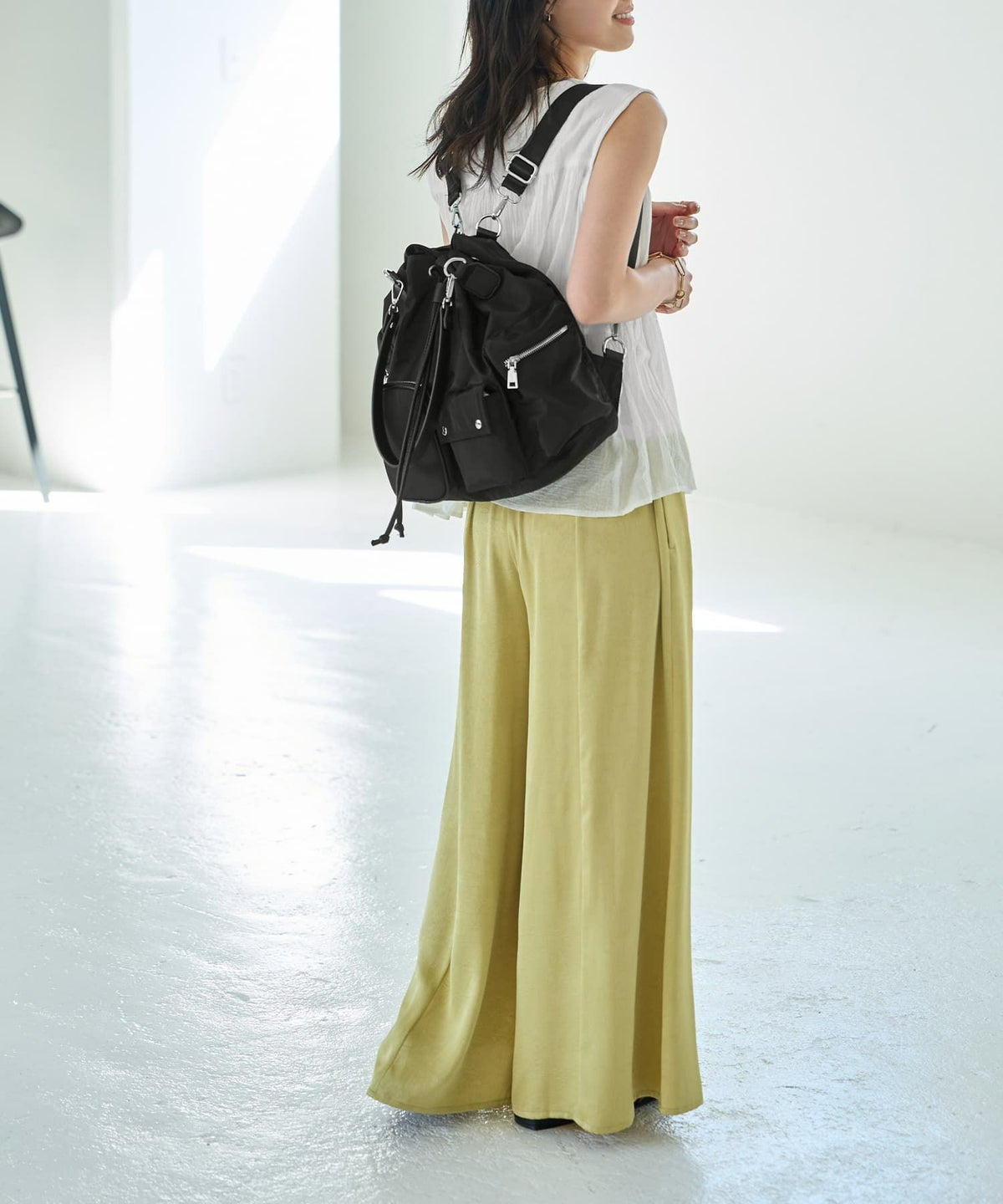 着用イメージ 166㎝　ブラック