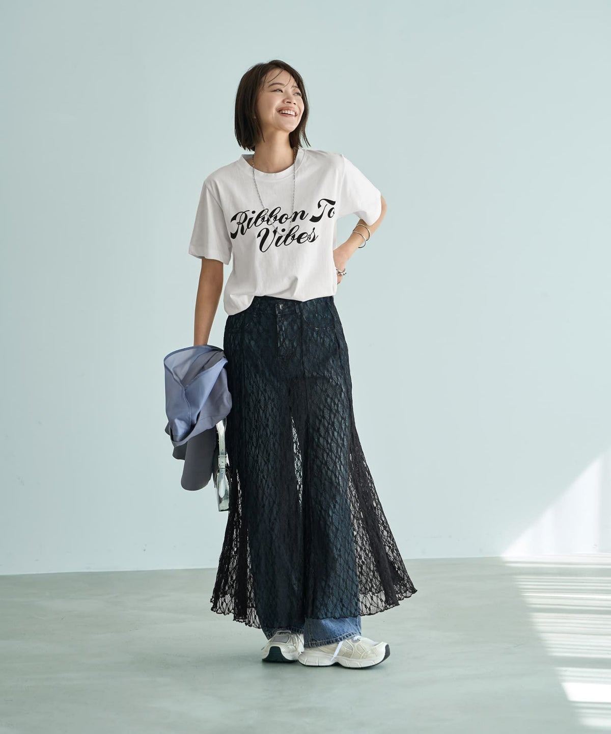 着用イメージ 167cm 02サイズ ブラック