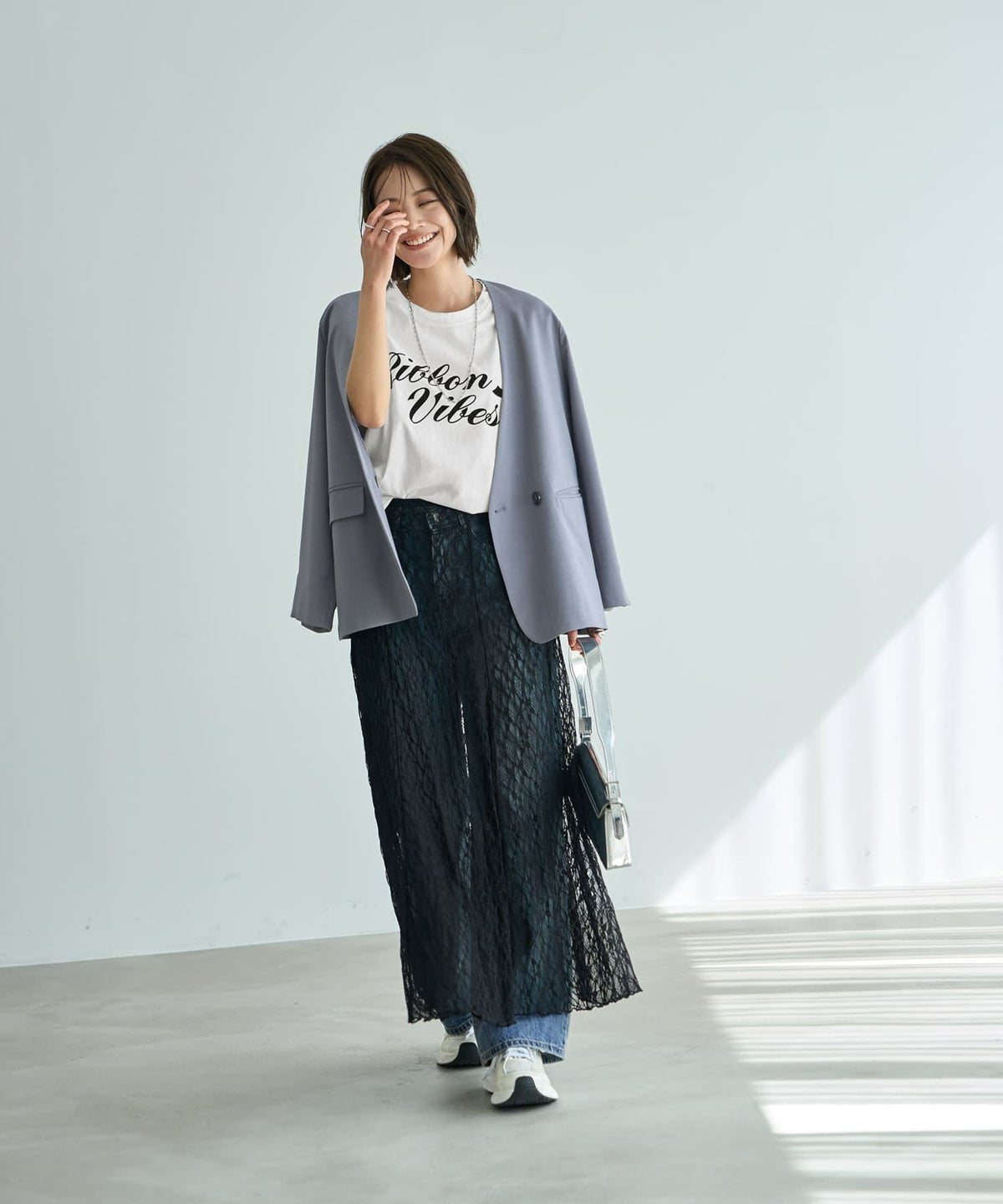 着用イメージ 167cm 02サイズ ブラック