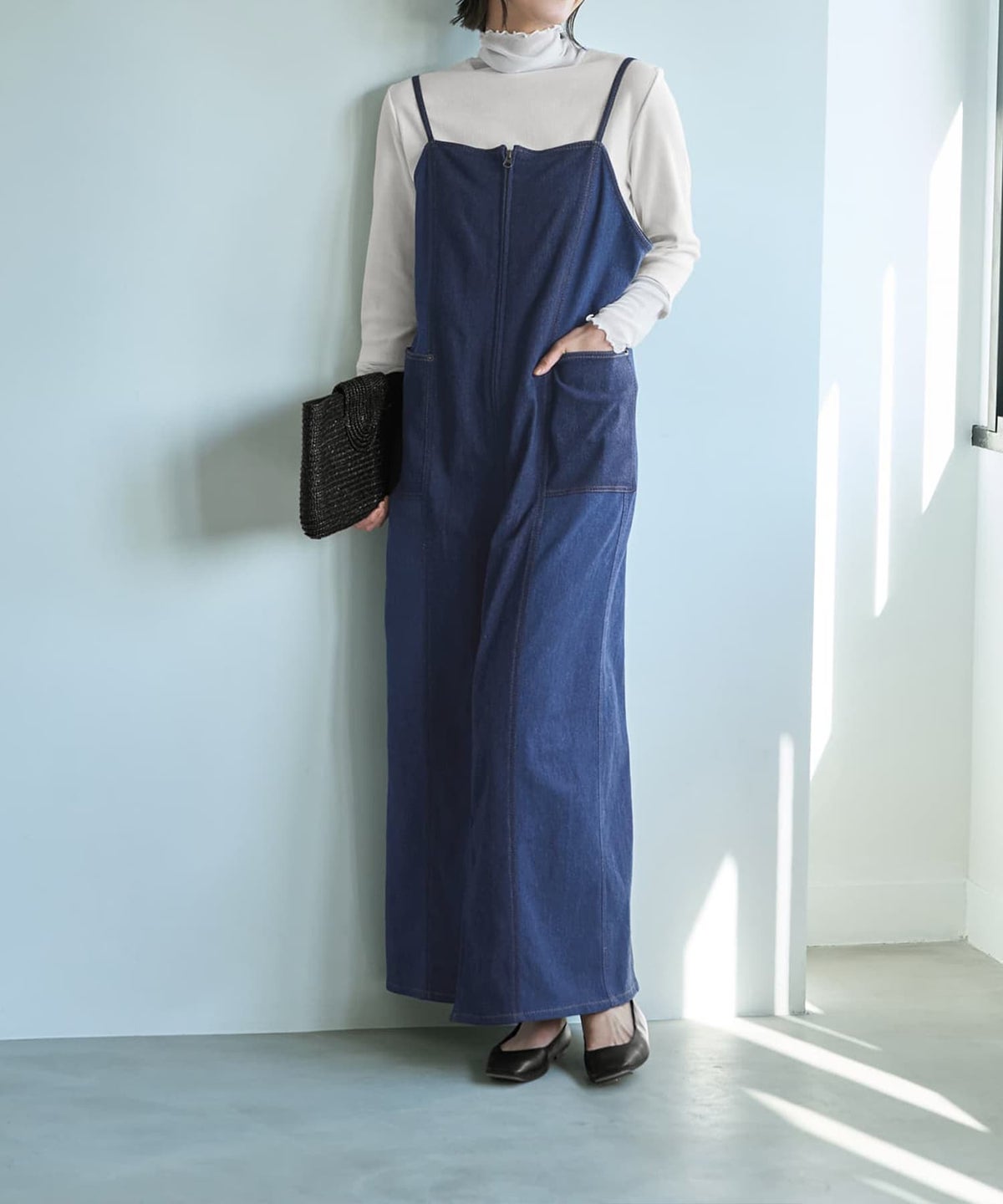 着用イメージ 167cm ホワイト