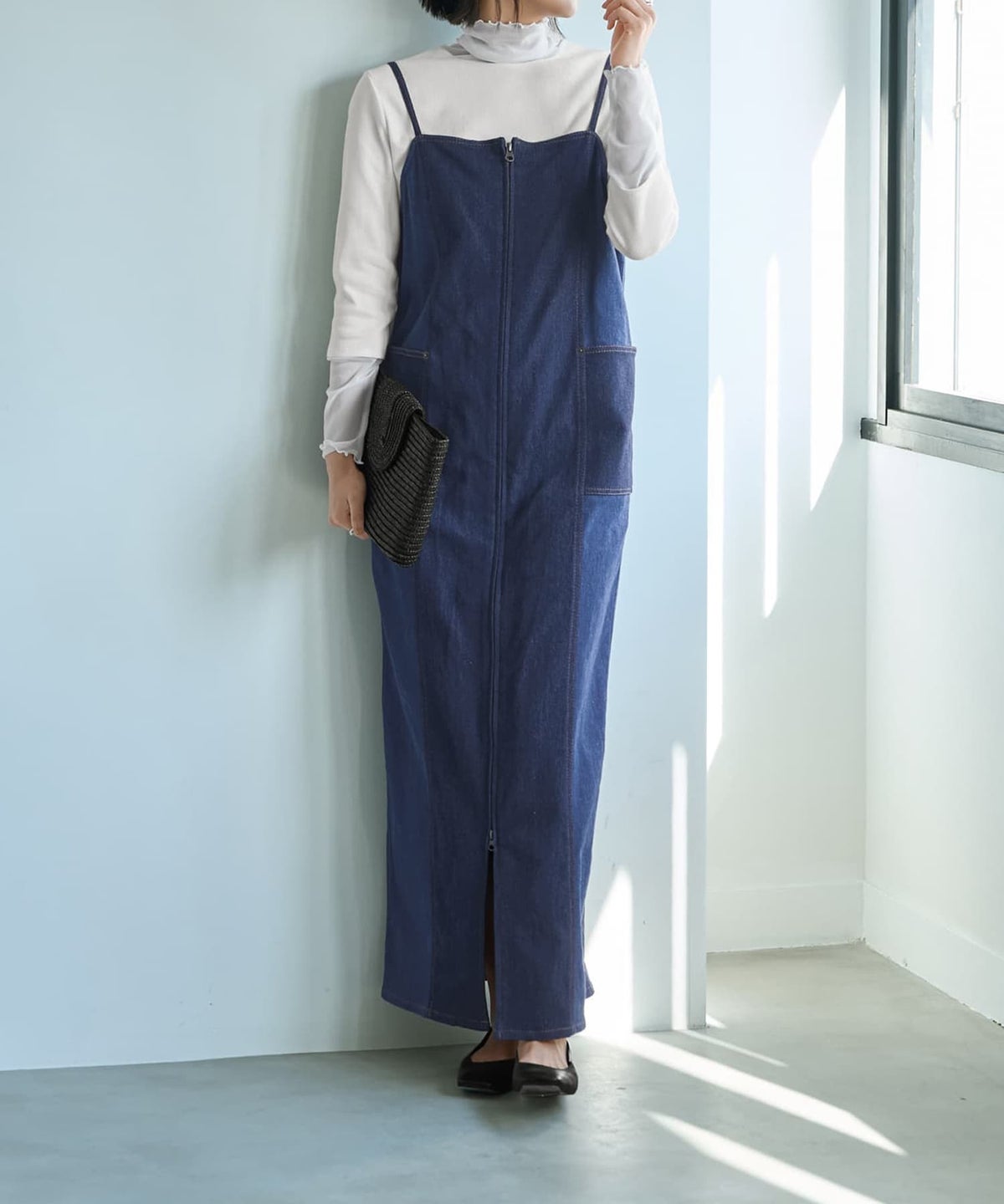 着用イメージ 167cm ホワイト