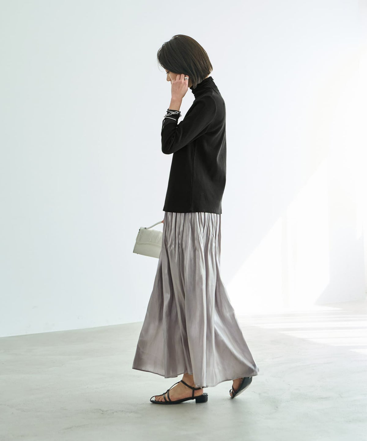 着用イメージ 167cm ブラック