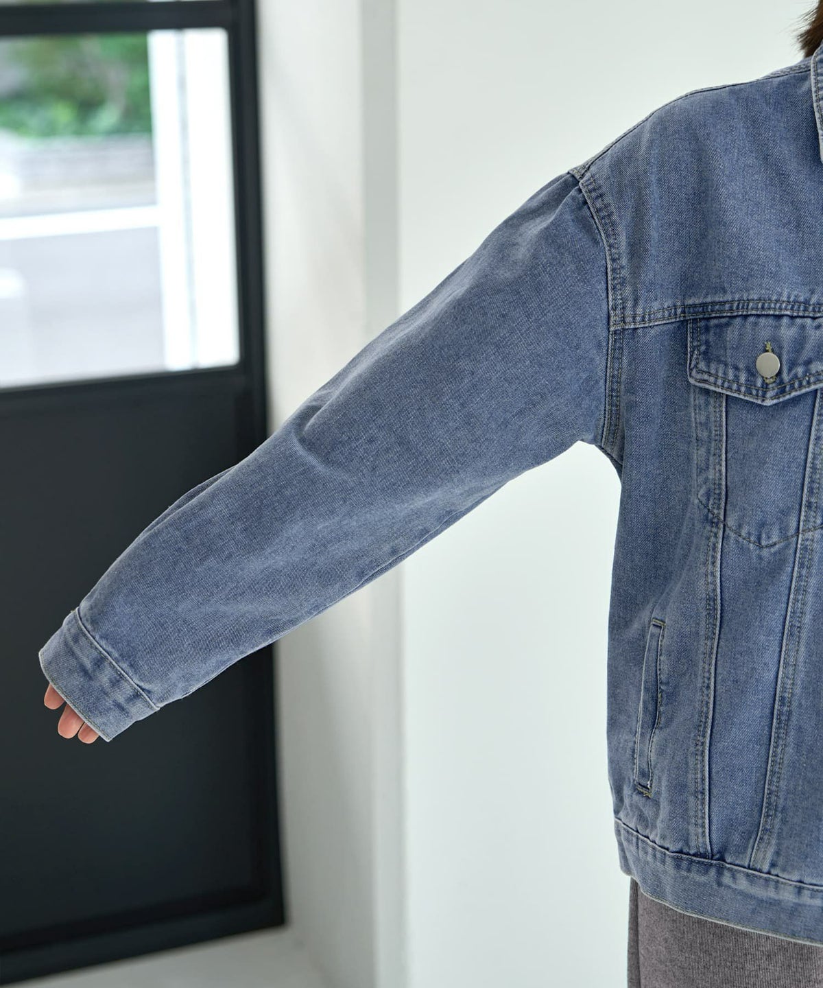 着用イメージ 167㎝　ライトブルー