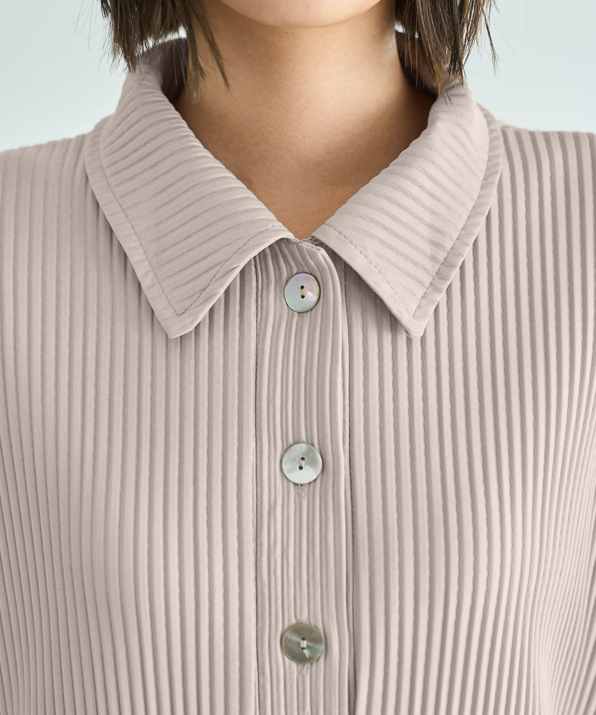 着用イメージ 167cm グレージュ