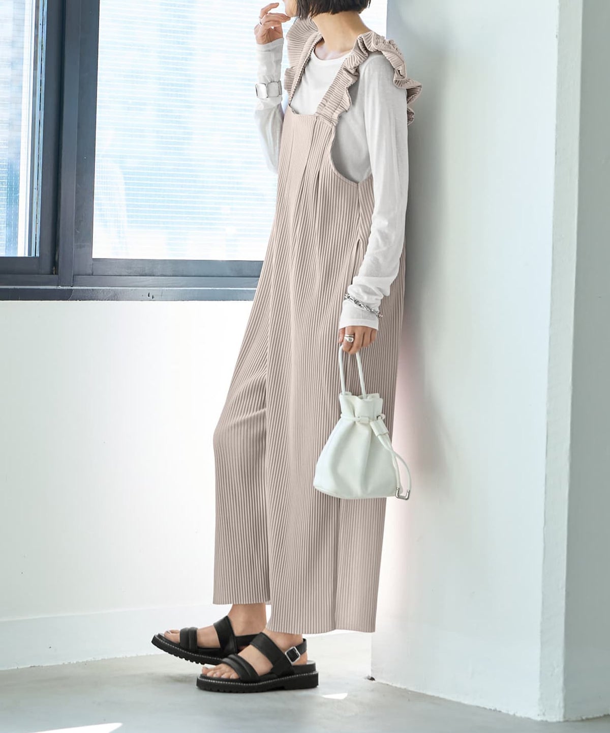 着用イメージ 167㎝　02サイズ　グレージュ