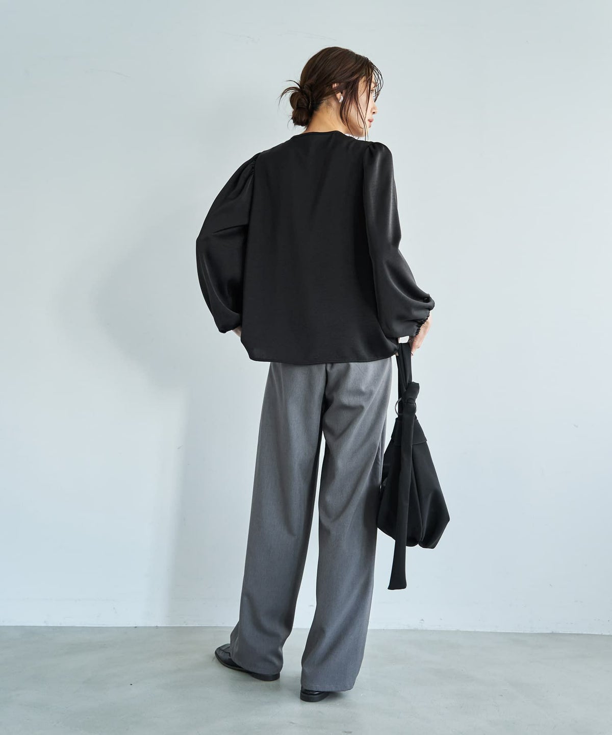 着用イメージ 165cm ブラック