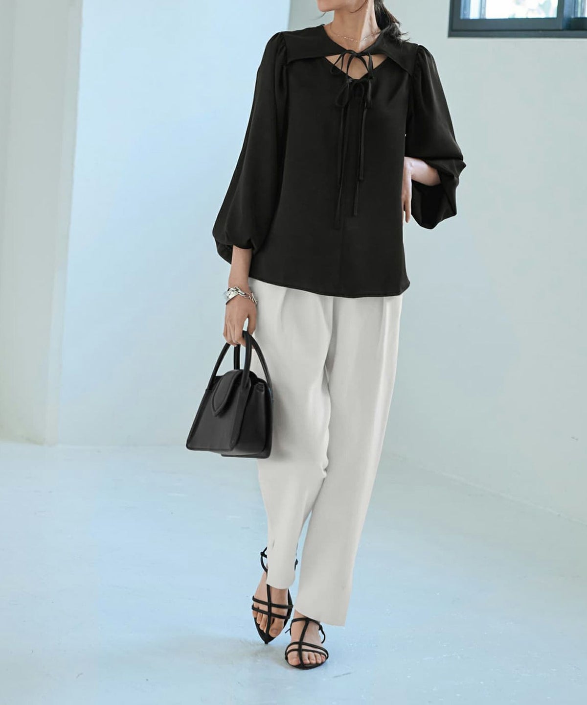 着用イメージ 165cm ブラック