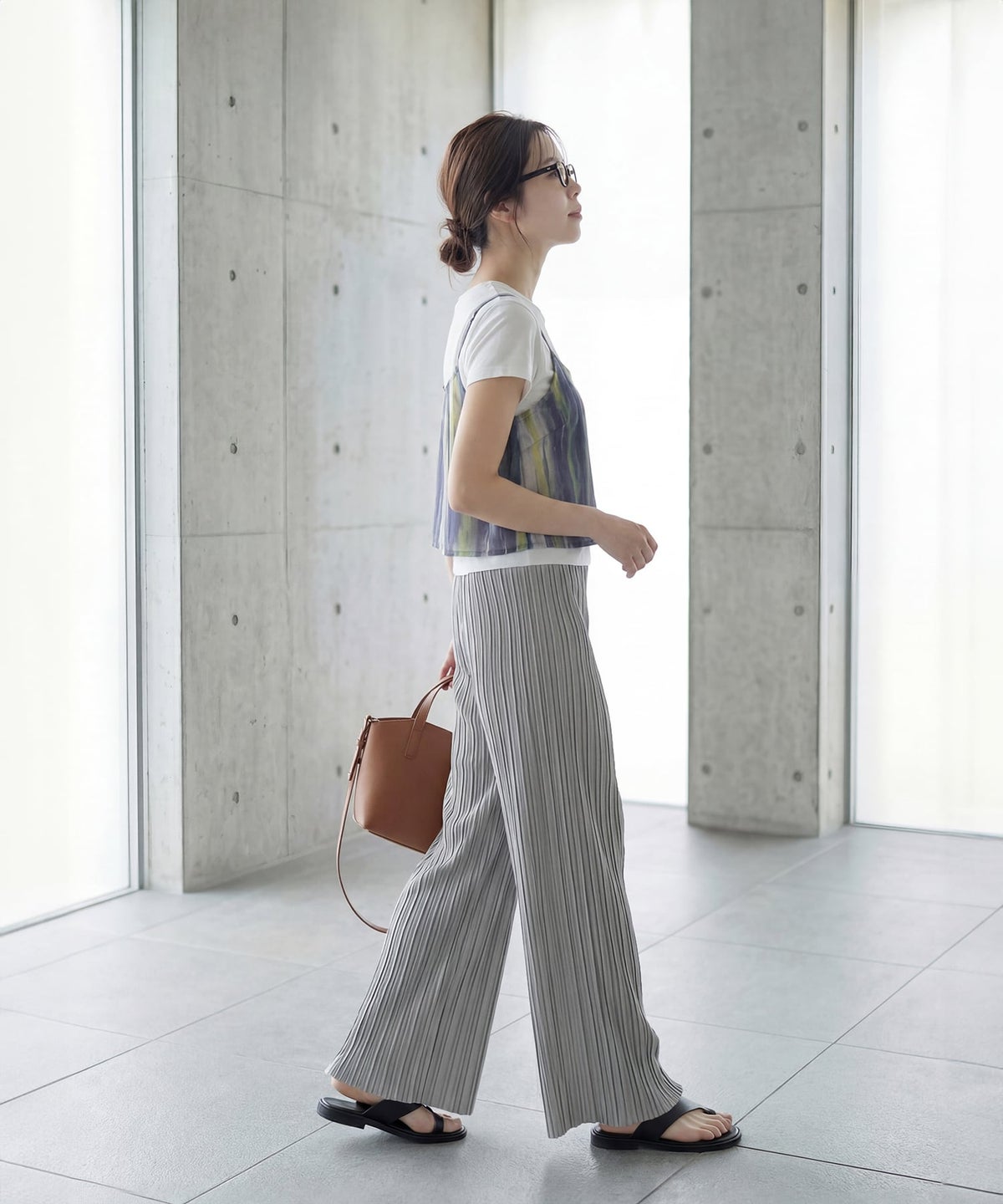 着用イメージ 163㎝ 02サイズ ライトグレー