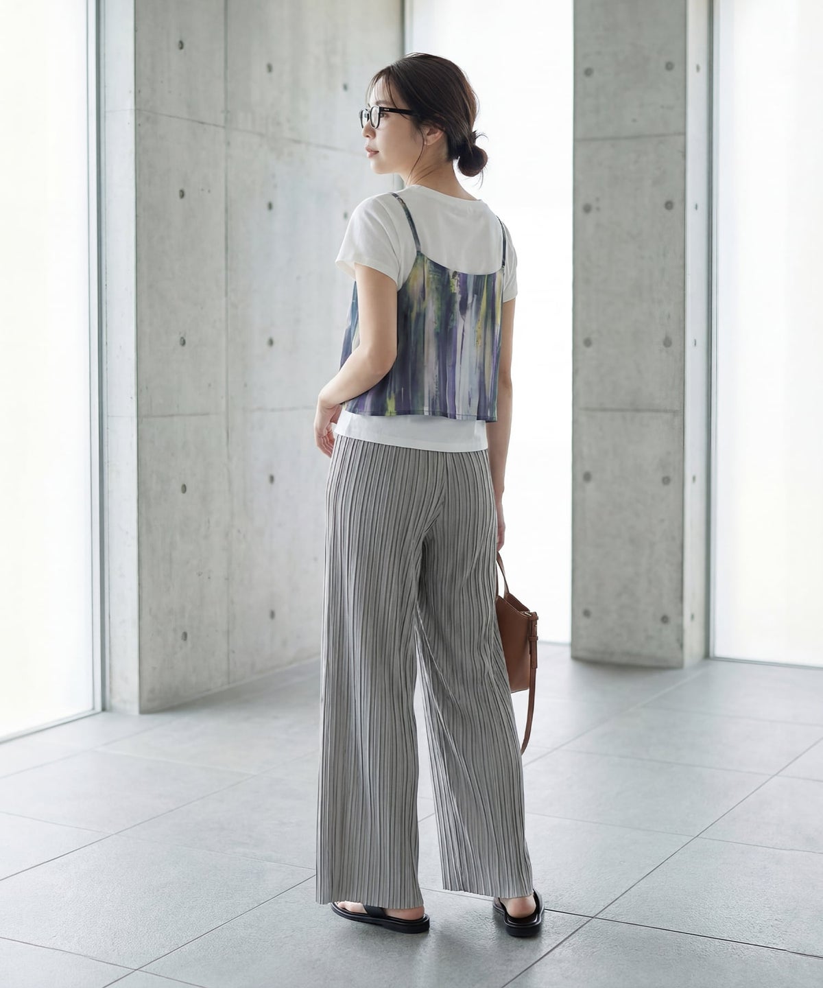 着用イメージ 163㎝ 02サイズ ライトグレー