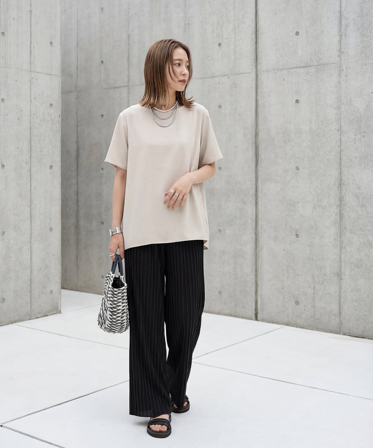 着用イメージ 163㎝ 02サイズ ブラック