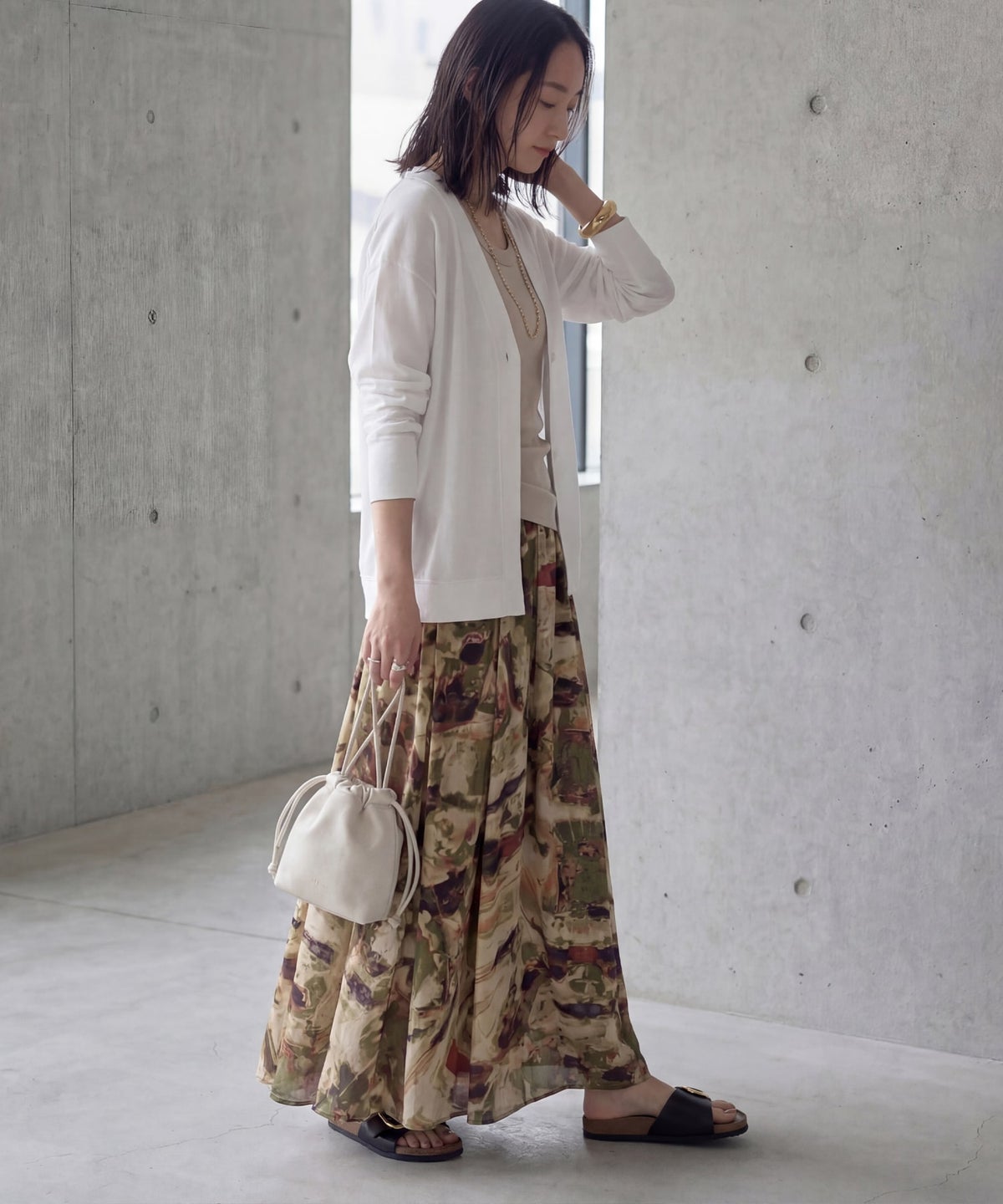 着用イメージ 168㎝　ホワイト