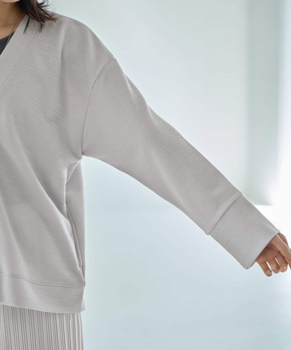 着用イメージ 168㎝　ブライトグレー