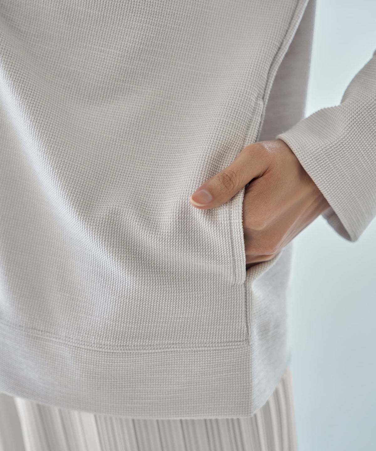 着用イメージ 168㎝　ブライトグレー