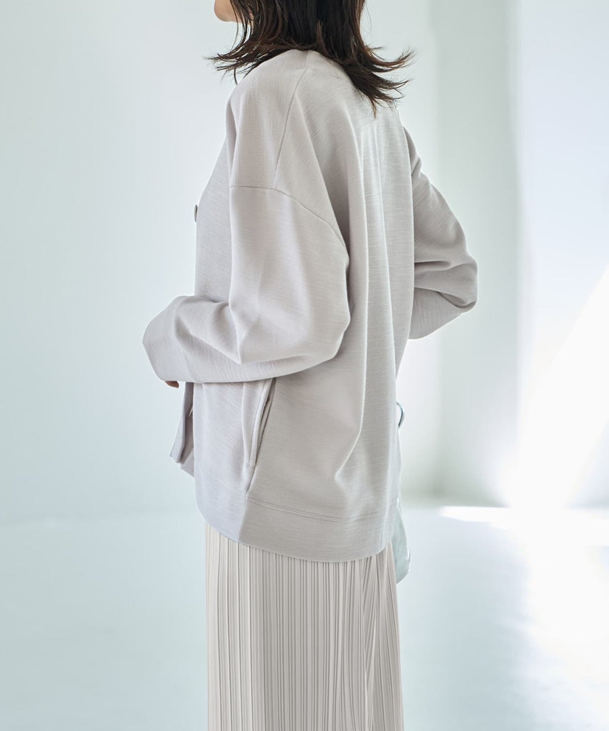 着用イメージ 168㎝　ブライトグレー