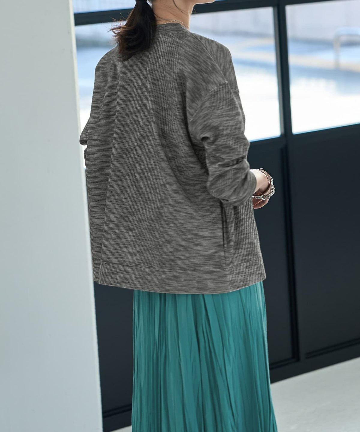 着用イメージ 168㎝　ブラックミックス