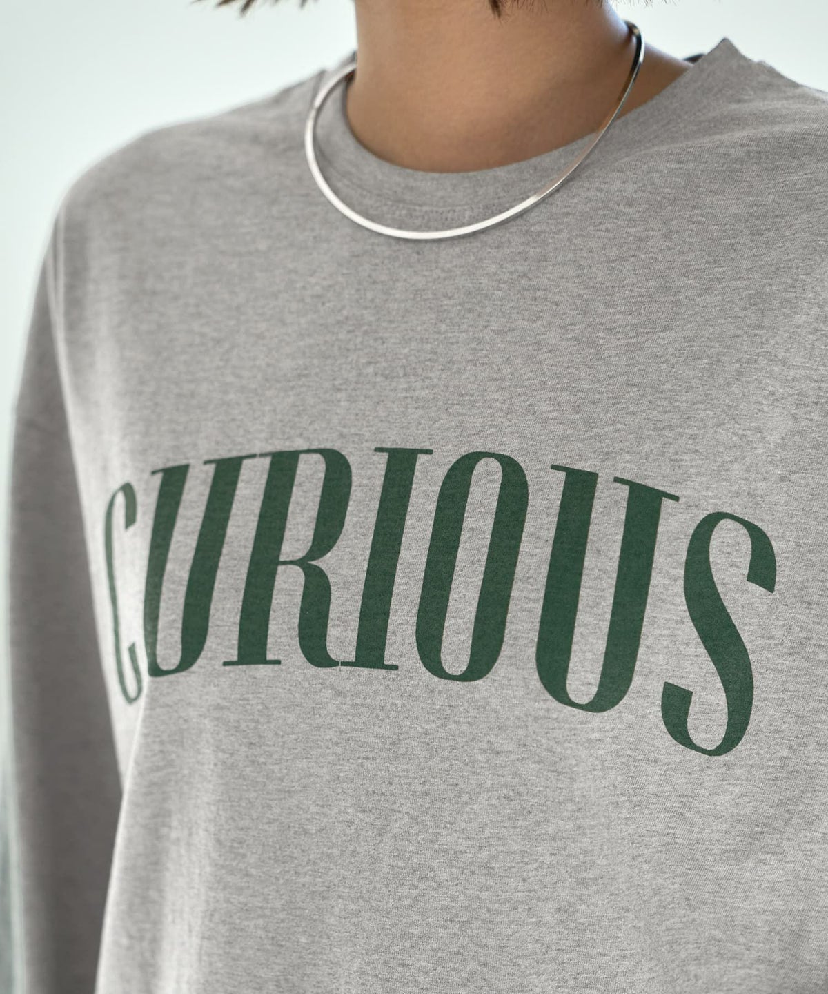 着用イメージ 167cm　グレー