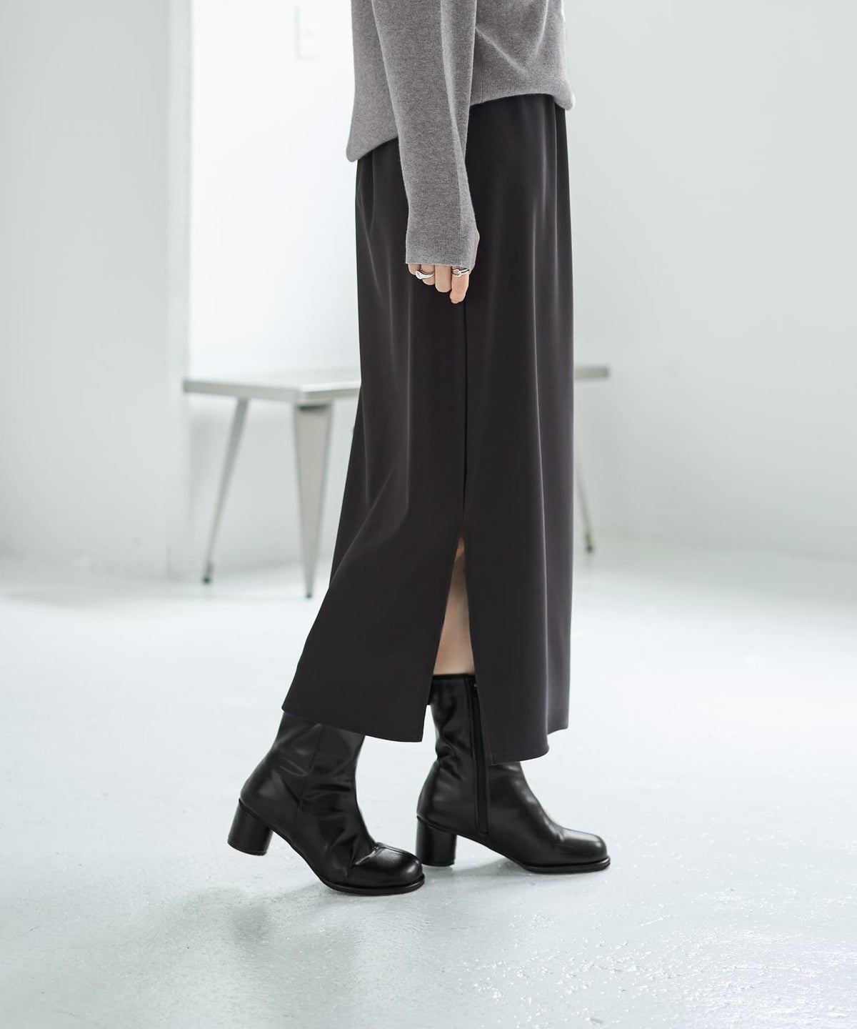 着用イメージ 166cm ノワールブラウン 02サイズ