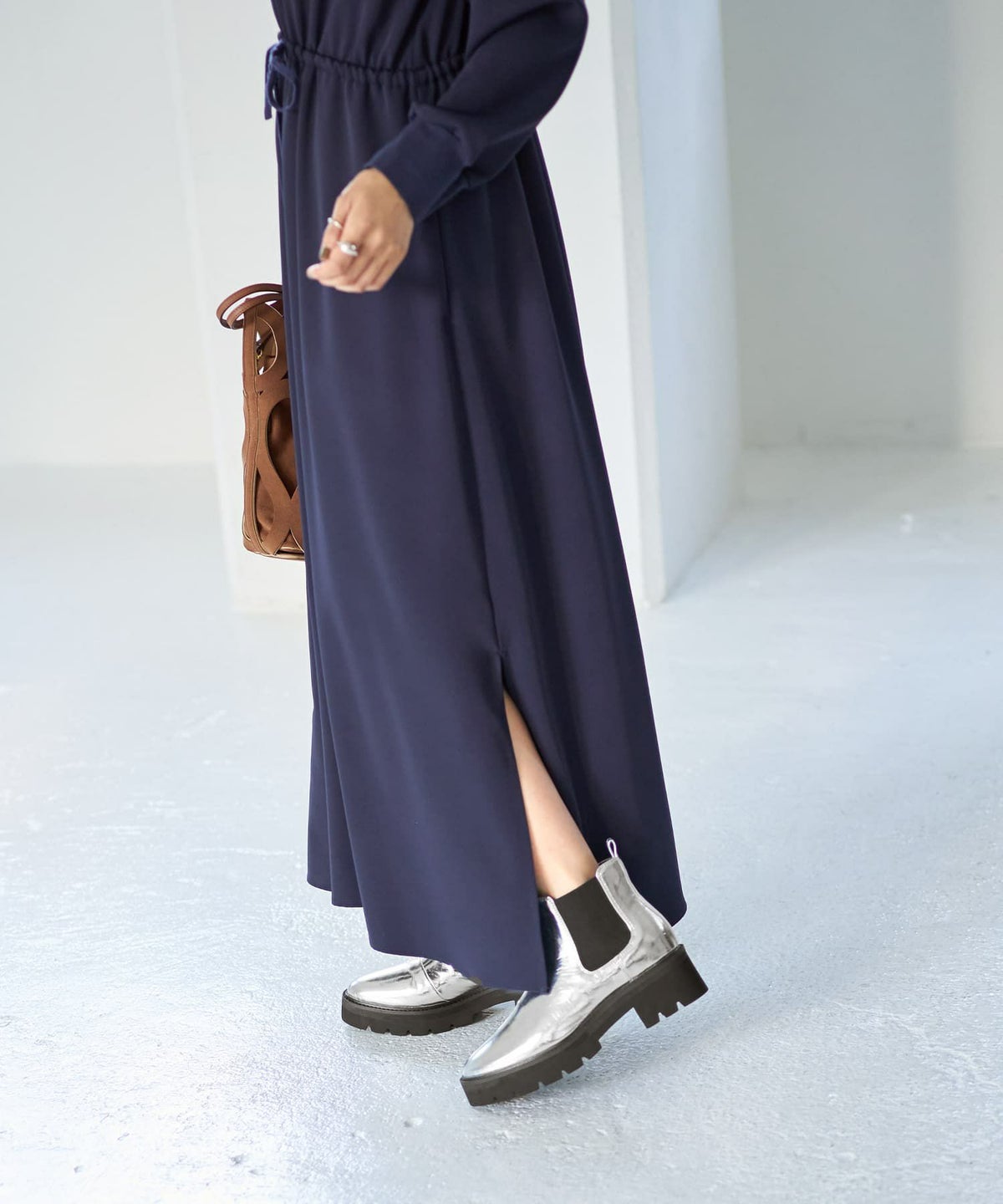 着用イメージ 166cm 02サイズ ネイビー