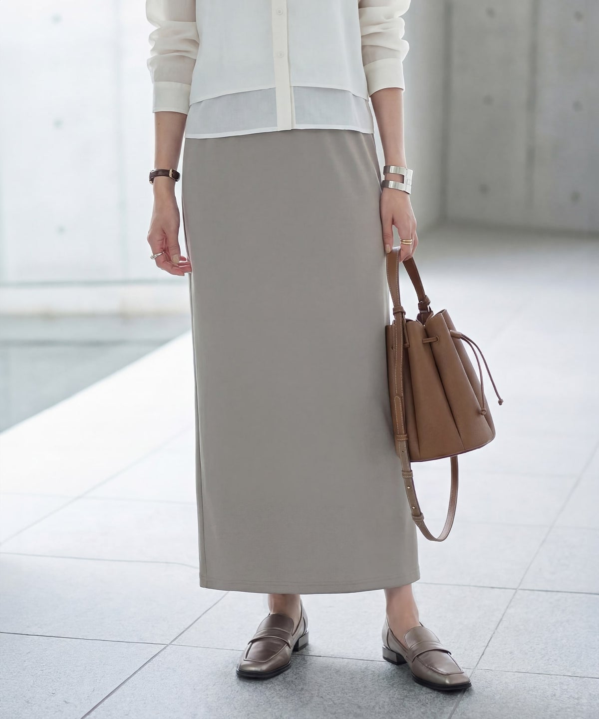 着用イメージ 163cm 02サイズ グレー