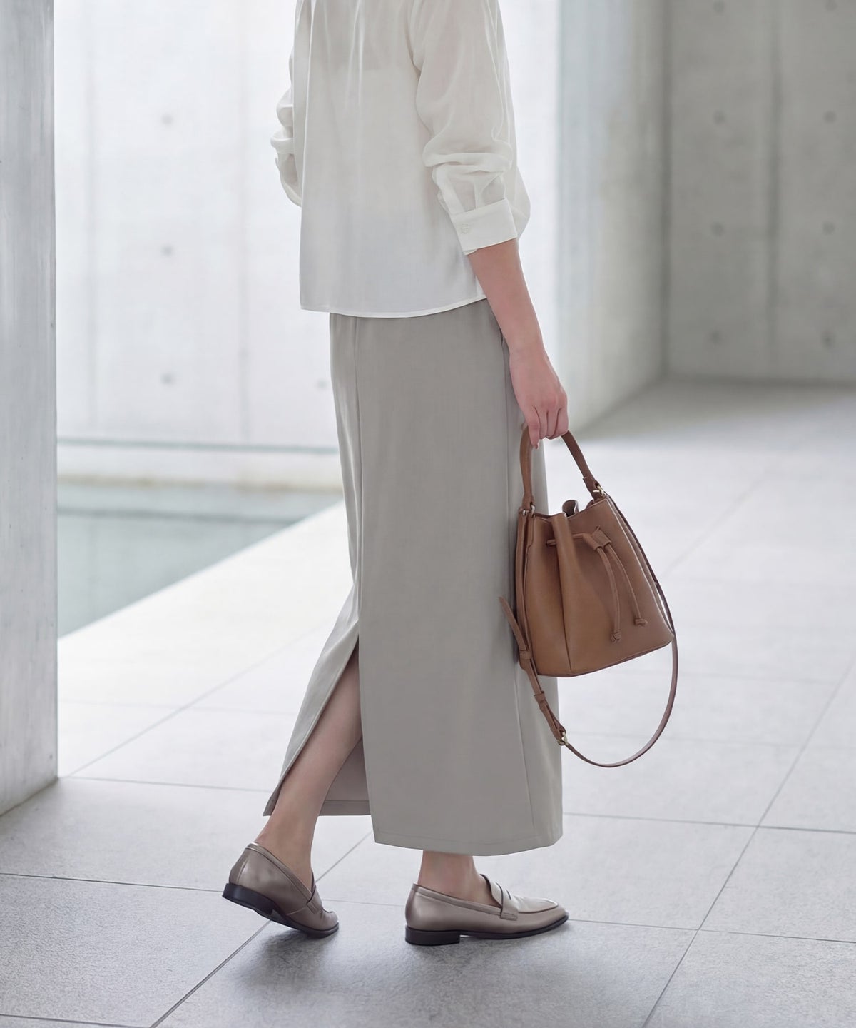 着用イメージ 163cm 02サイズ グレー