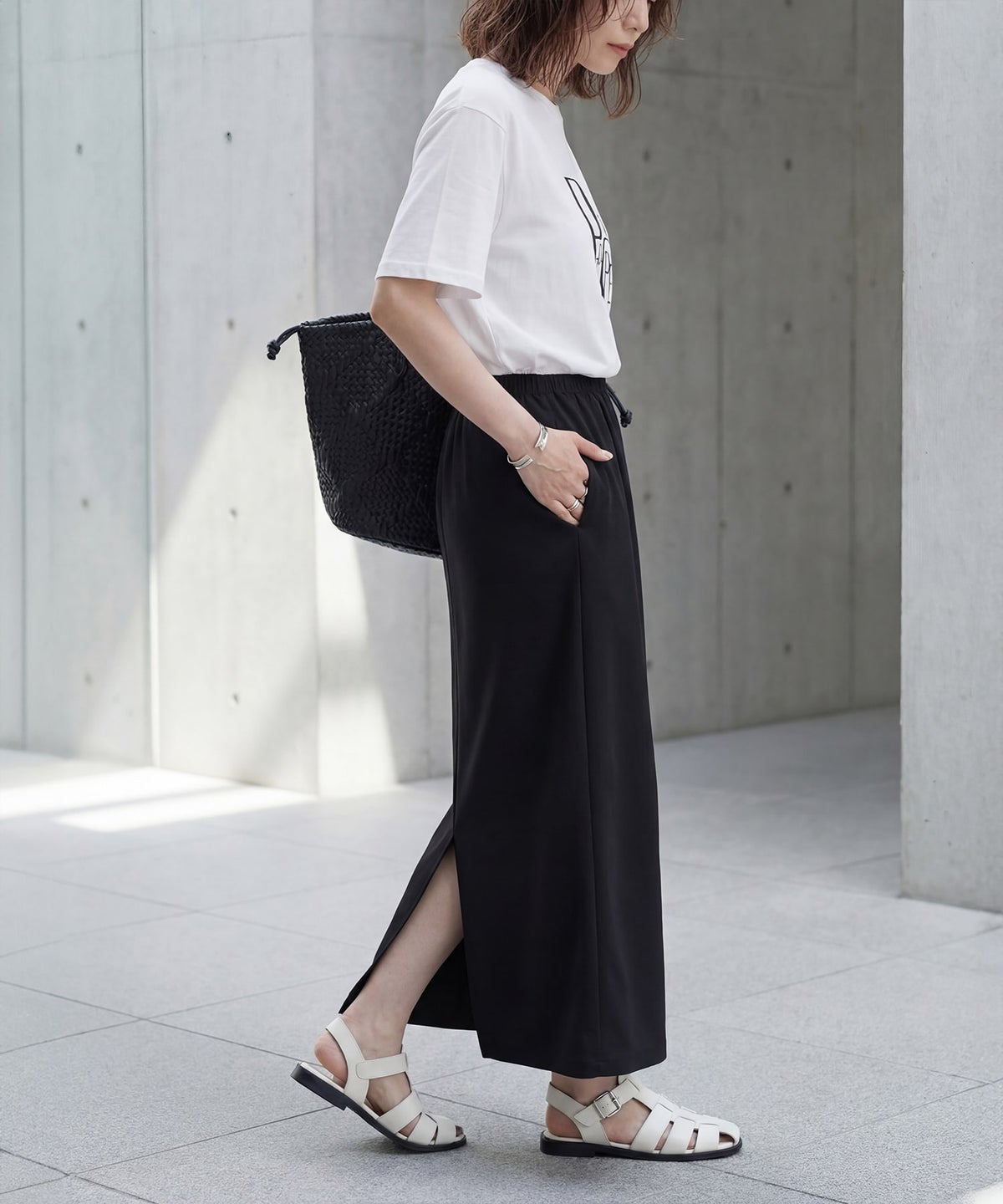 着用イメージ 163cm 02サイズ ブラック