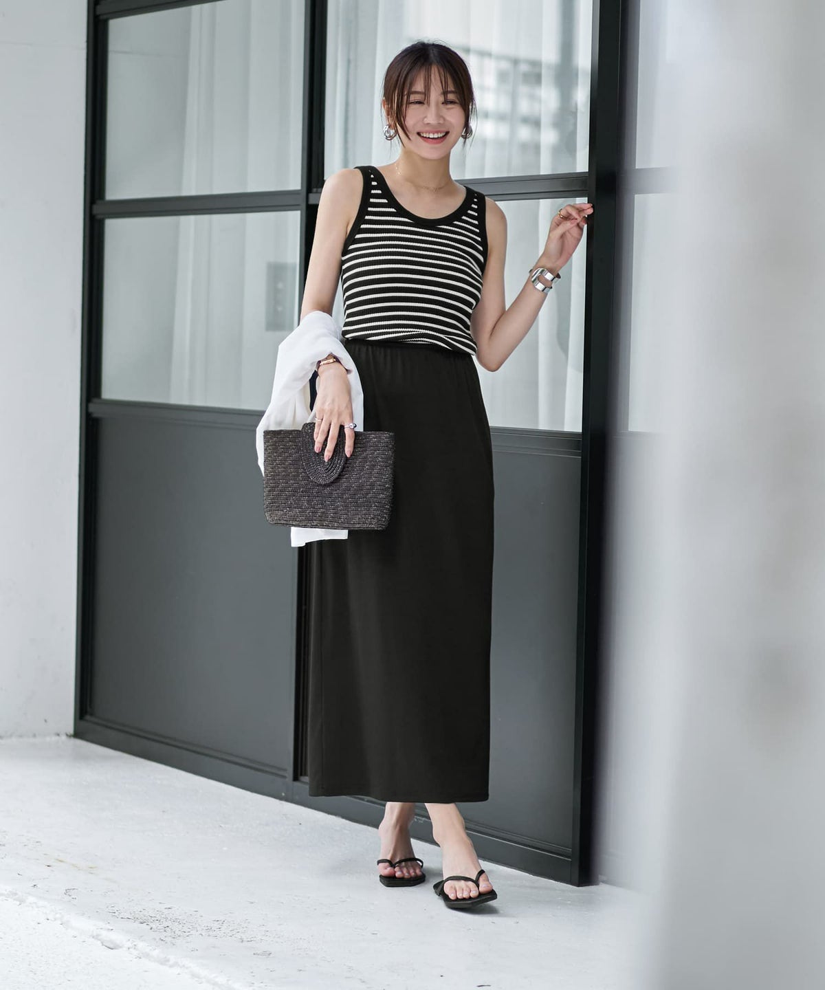 着用イメージ 166cm 02サイズ ブラック