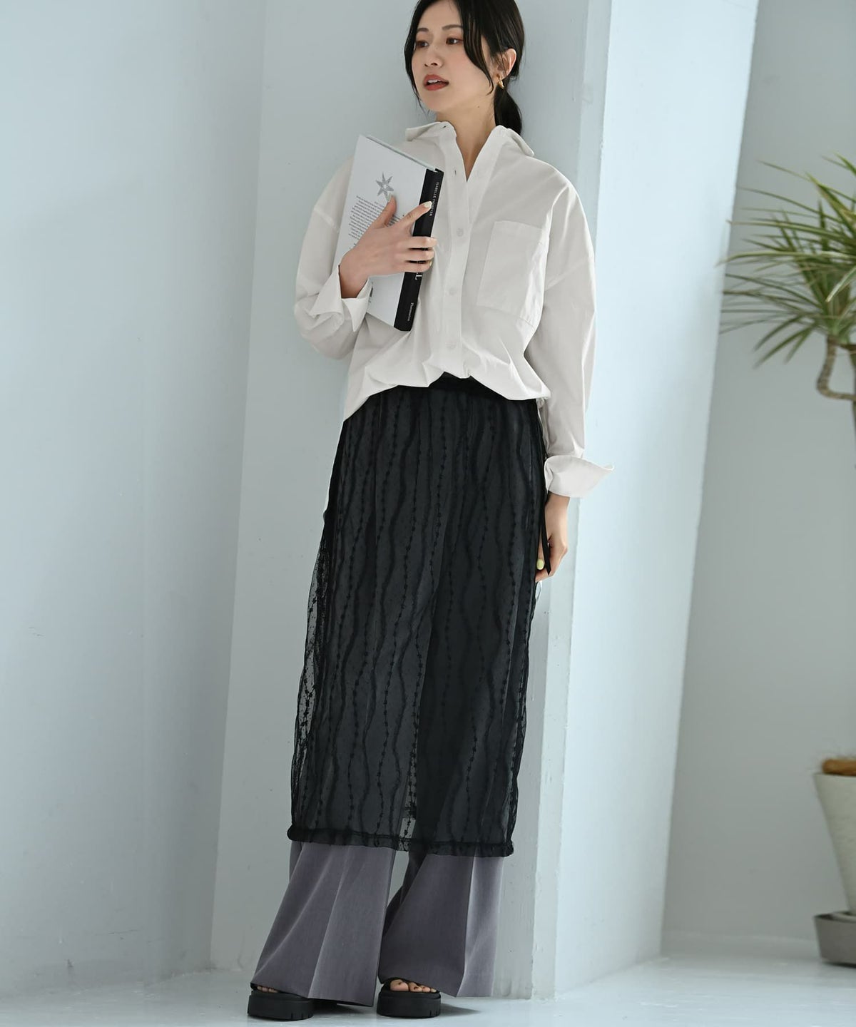 着用イメージ 170cm ブラック