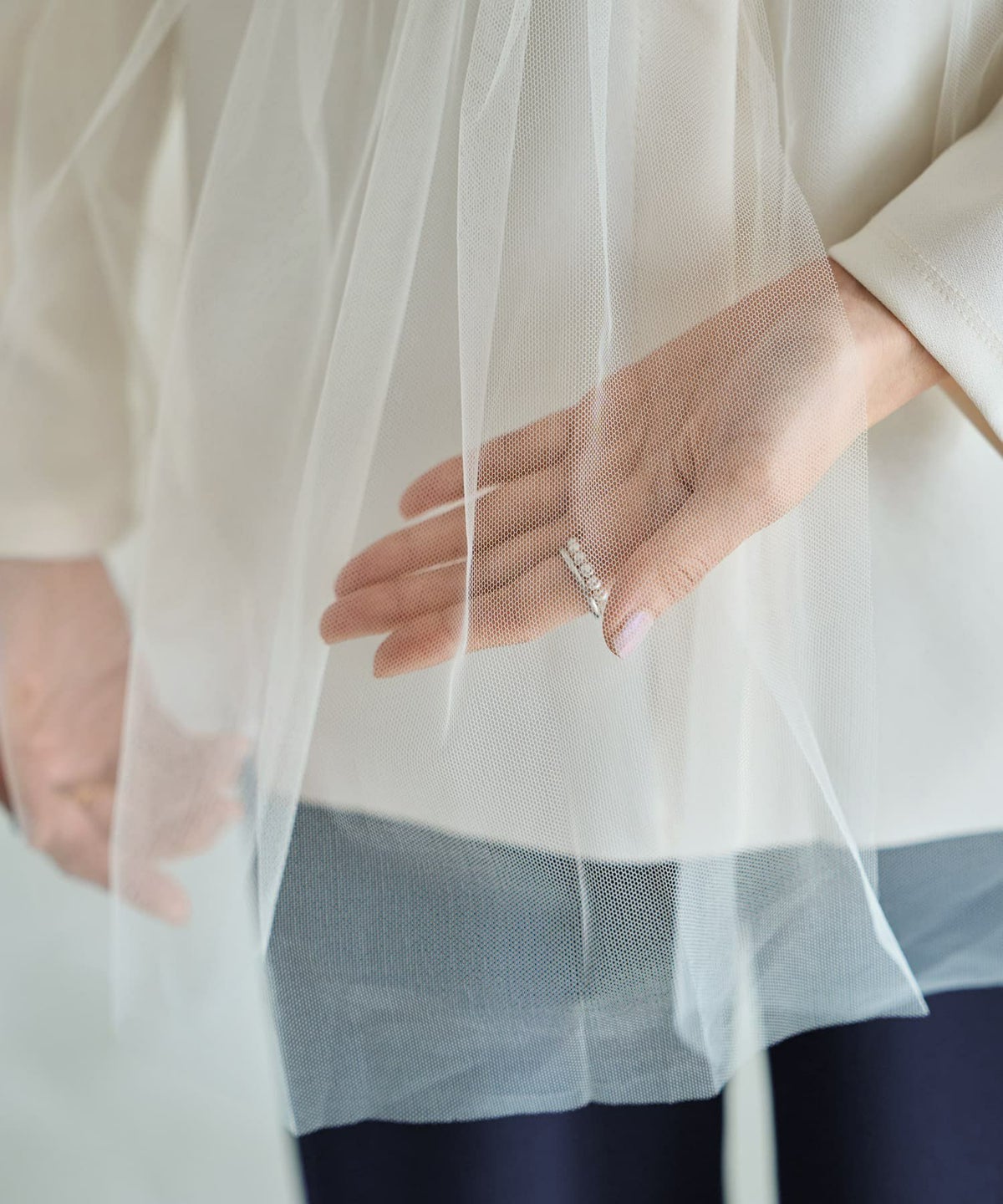 着用イメージ 166cm バニラ