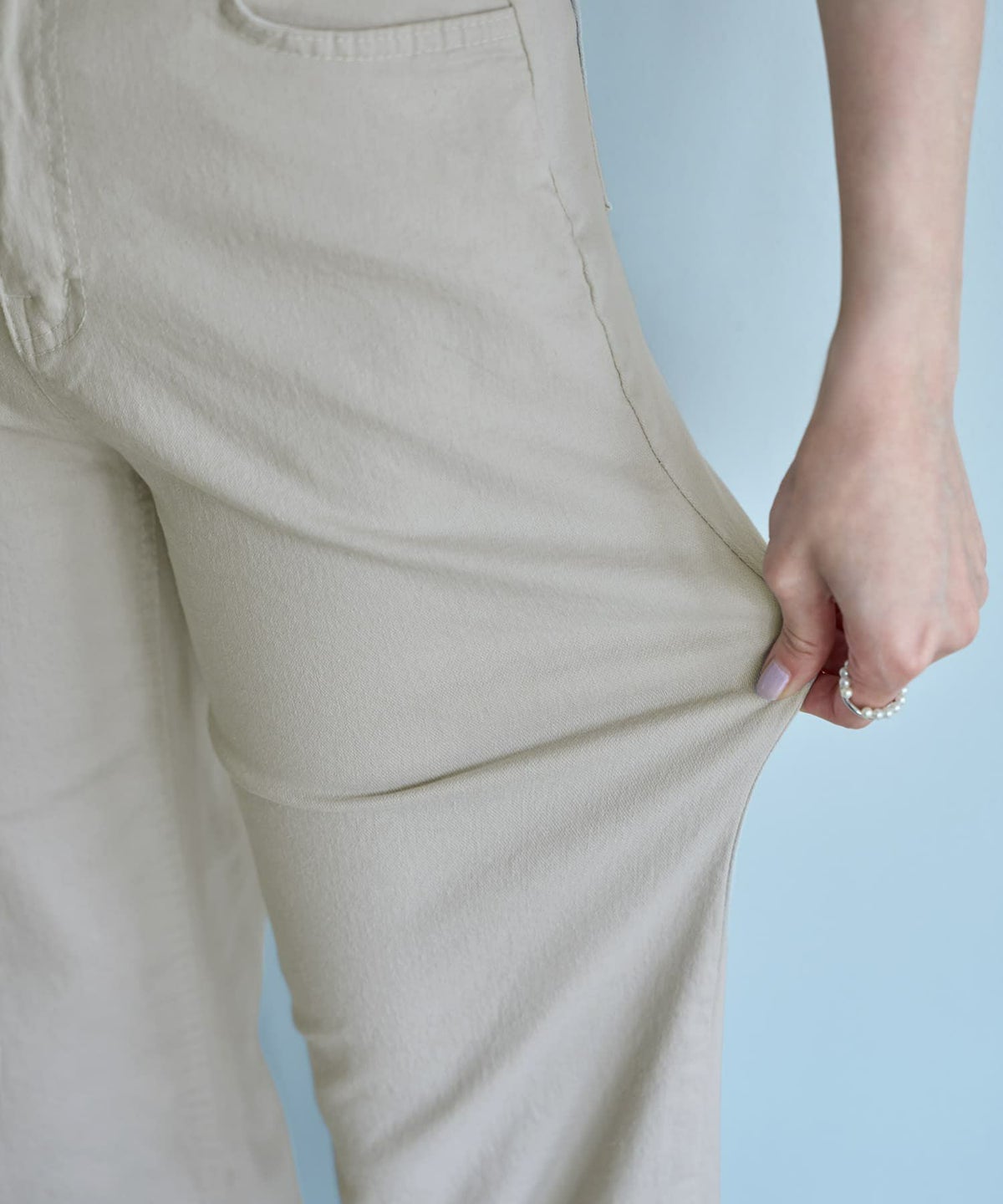 着用イメージ 166cm Sサイズ グレージュ