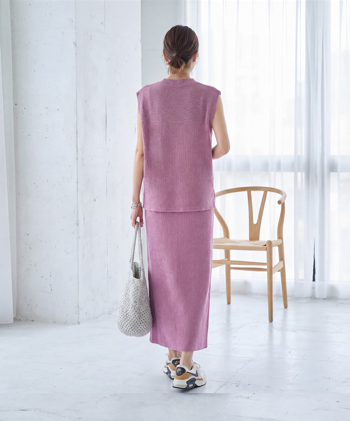 着用イメージ 163cm 02サイズ パープル
