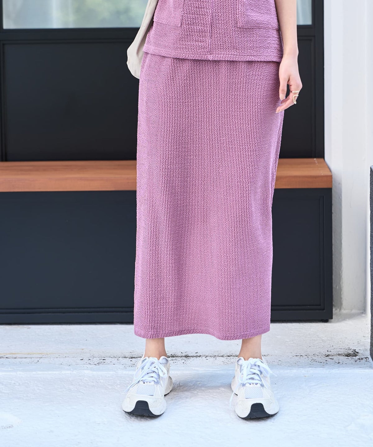 着用イメージ 163cm 02サイズ パープル