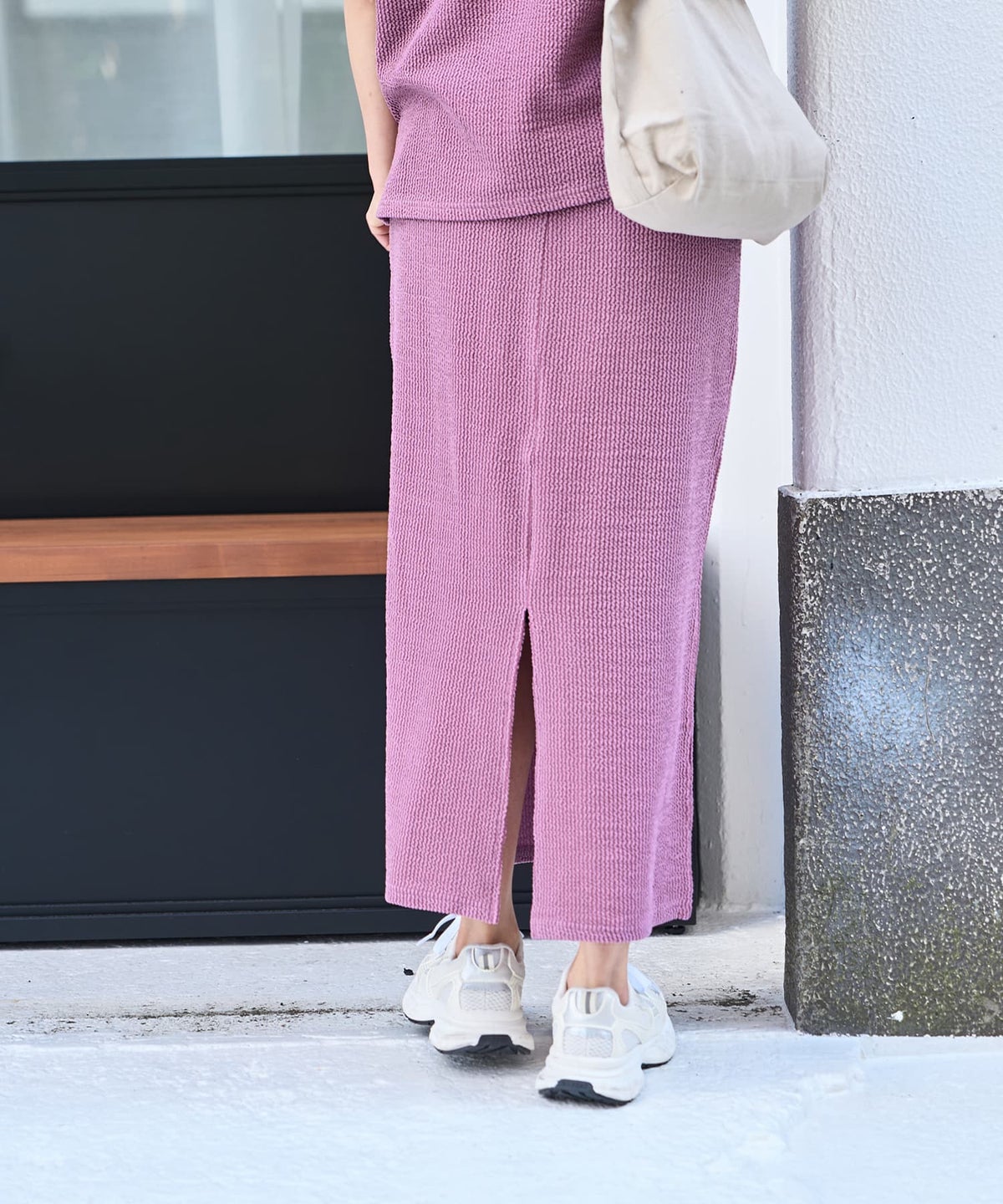 着用イメージ 163cm 02サイズ パープル