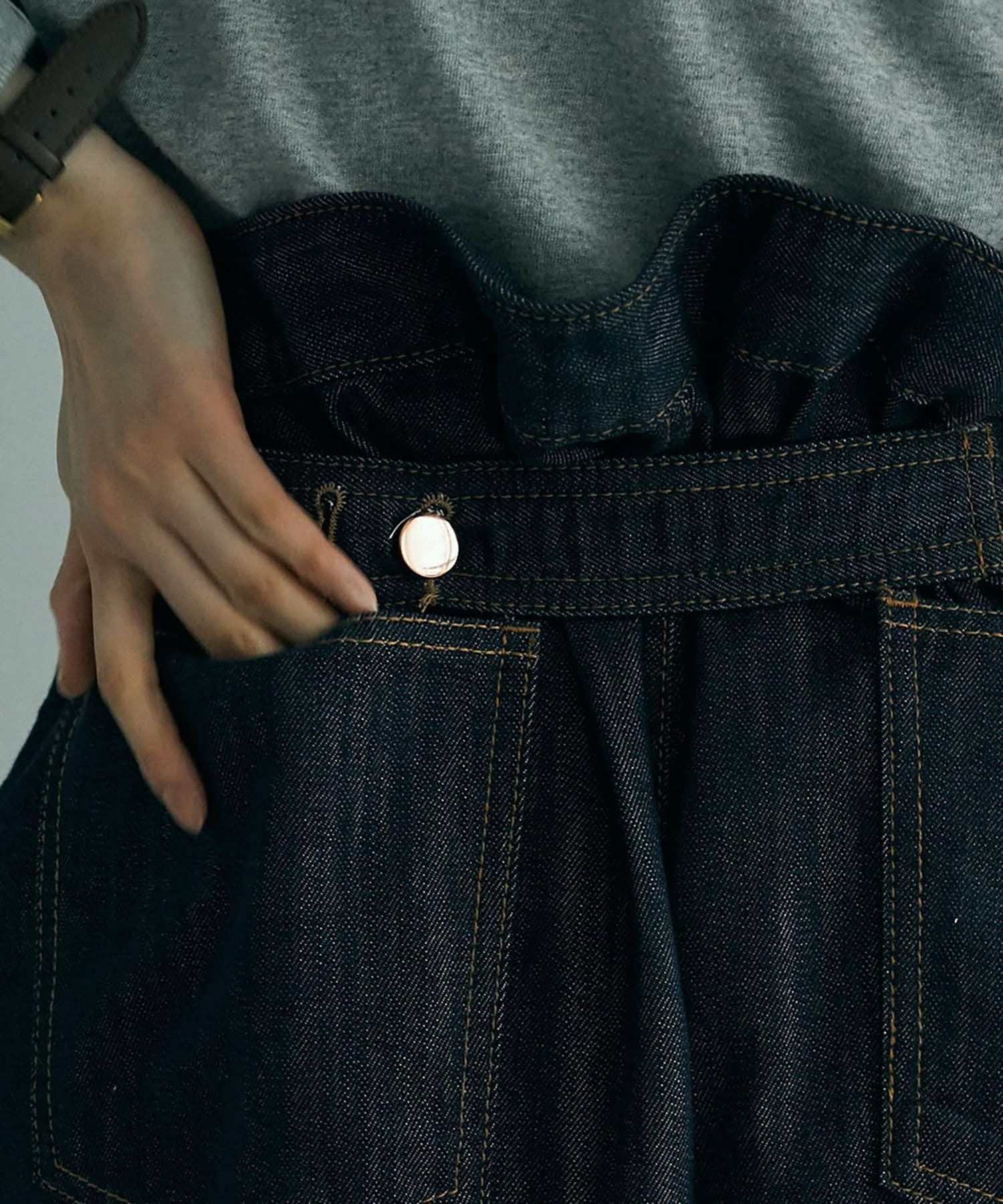 MARJOUR】TUCK DENIM | おしゃれな大人レディースファッション通販