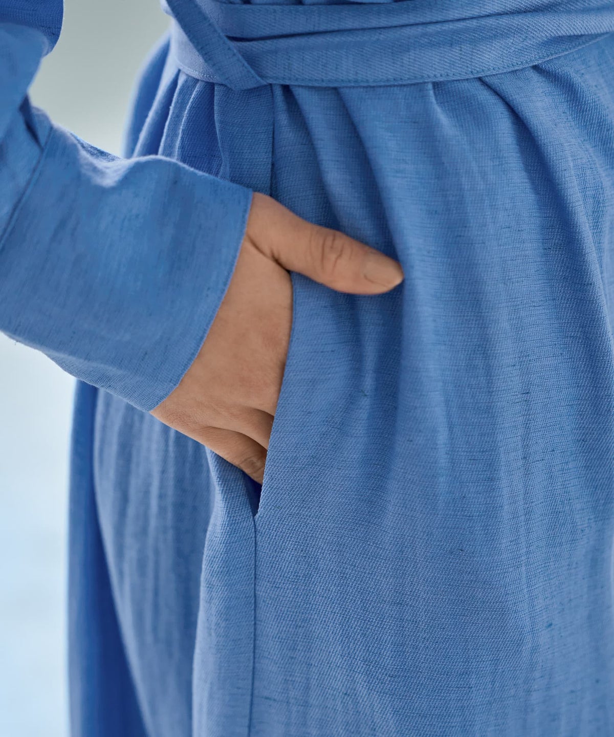 着用イメージ　167cm  ブルー 02サイズ