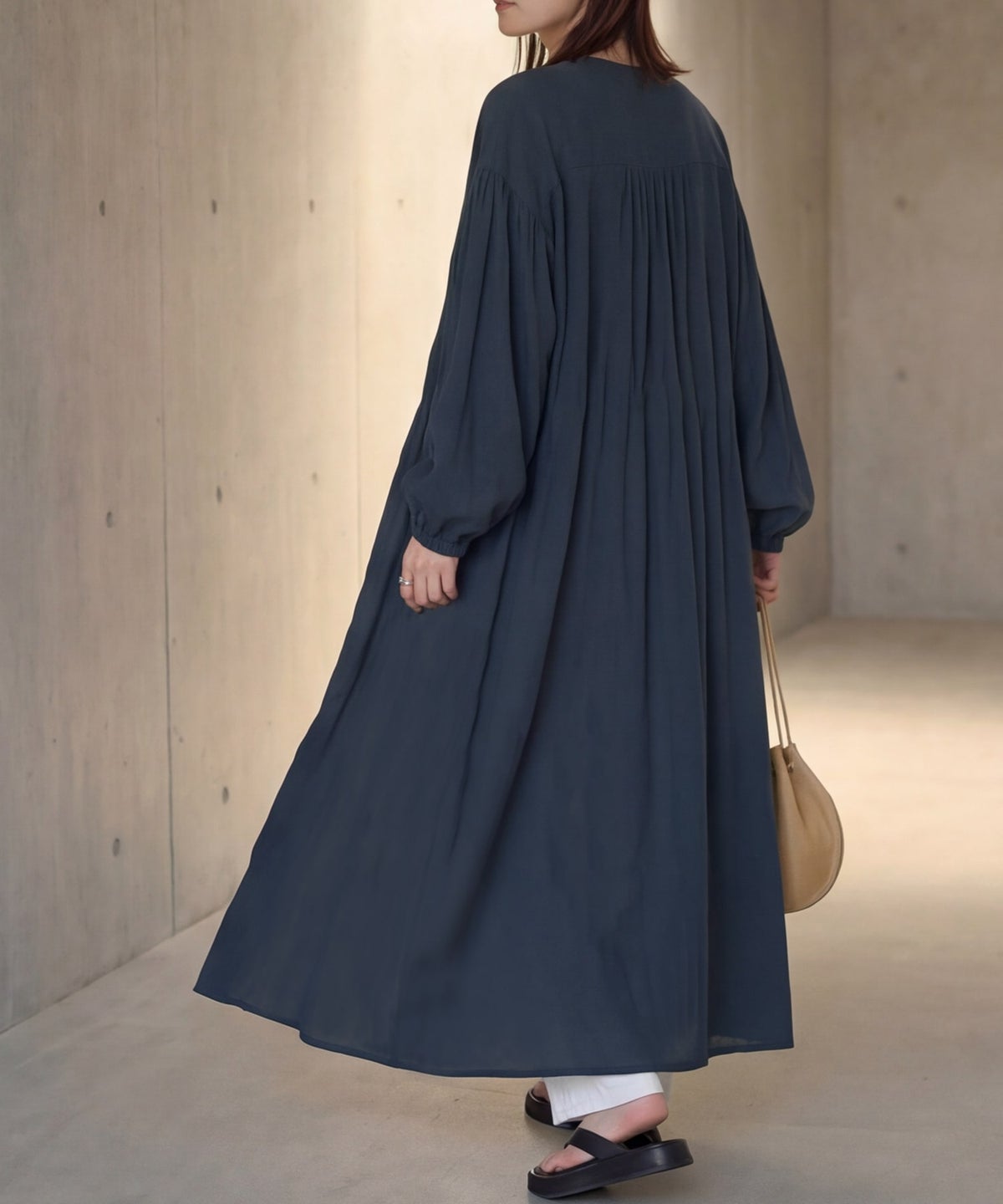 着用イメージ 167cm ネイビー 02サイズ