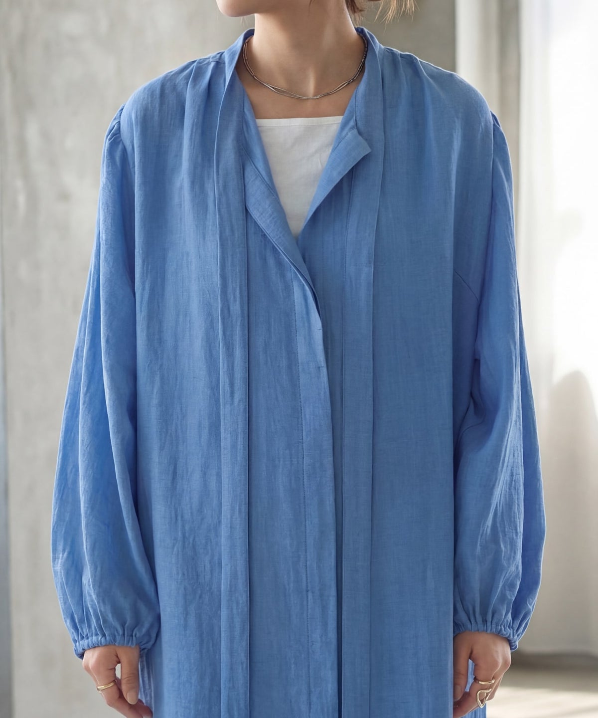 着用イメージ 163cm ブルー 02サイズ