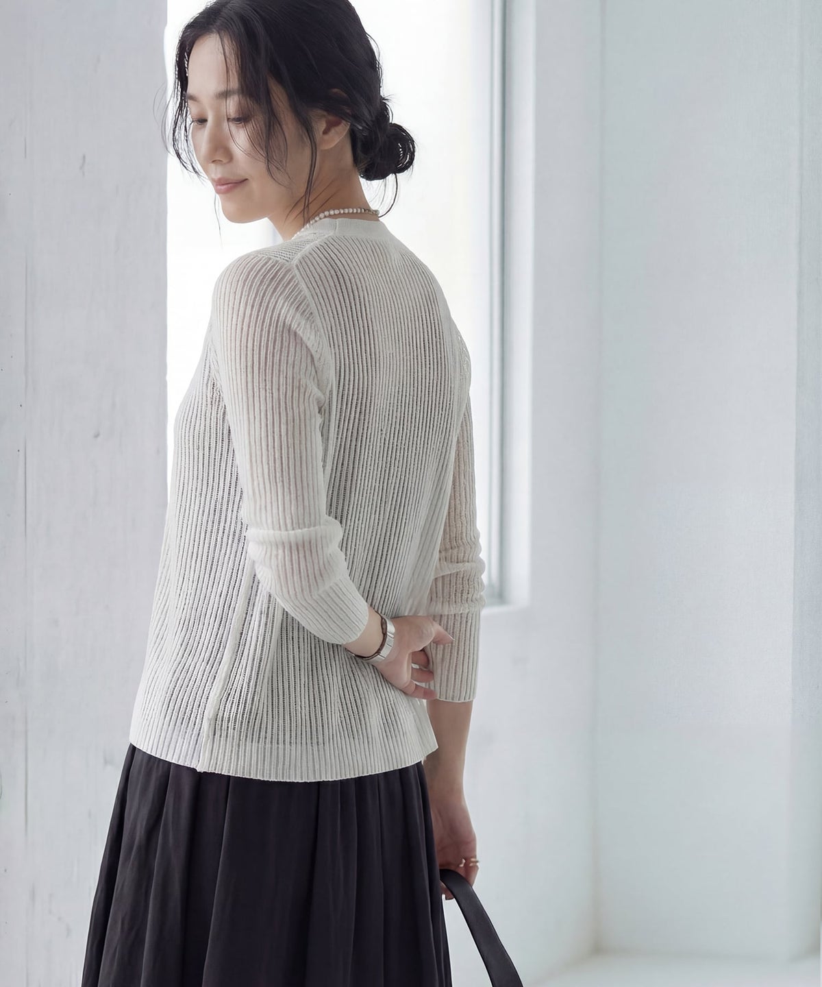 着用イメージ 165cm ホワイト