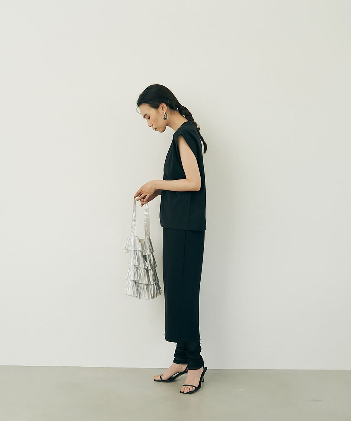 着用イメージ 170cm Lサイズ BLACK