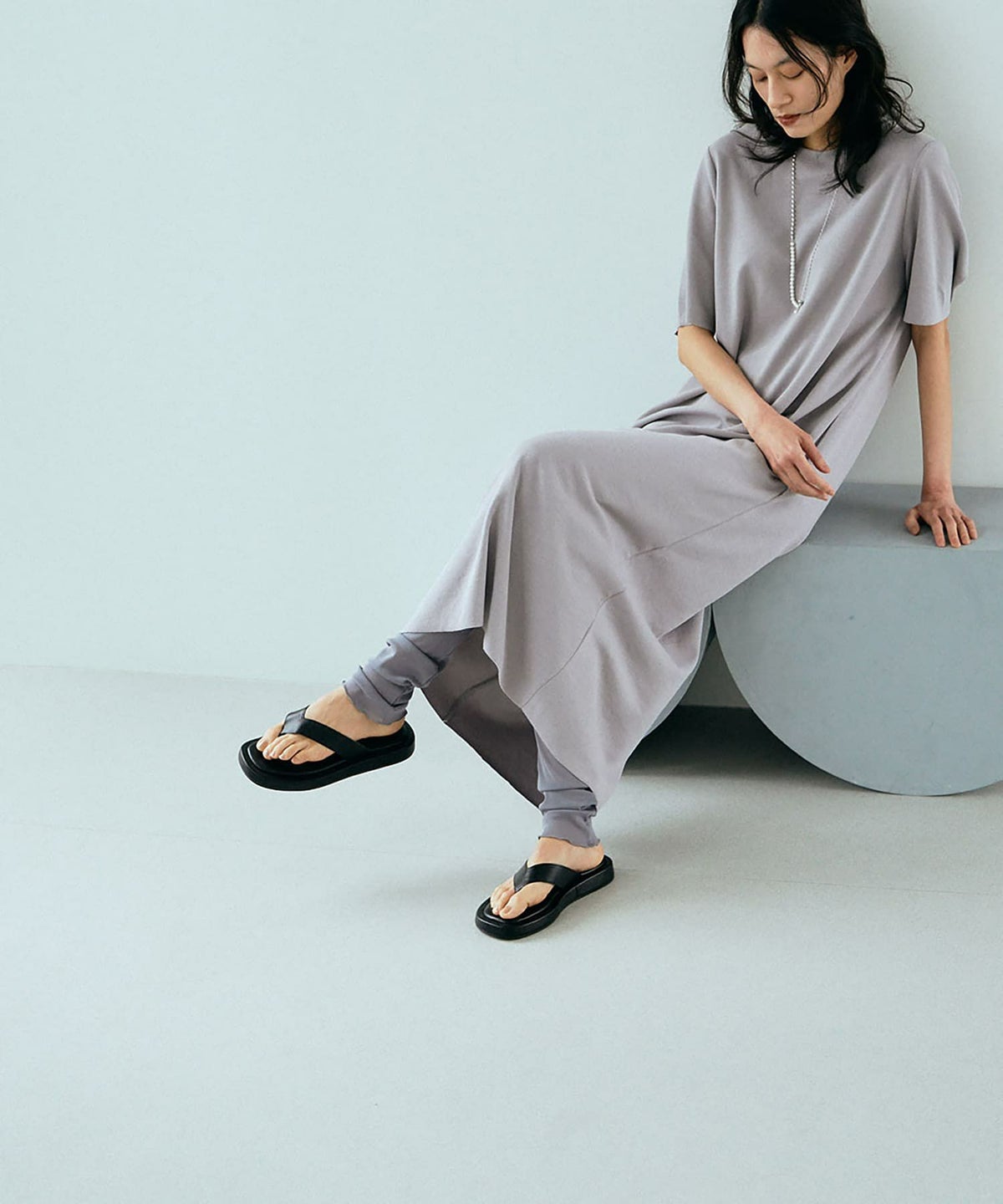 着用イメージ 170cm Lサイズ GRAY