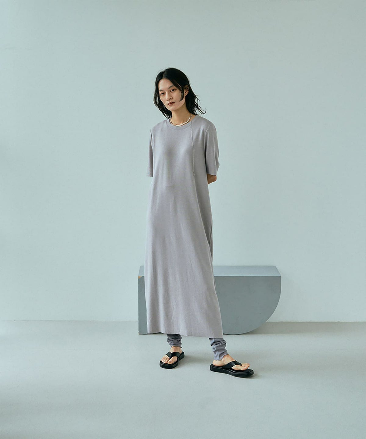 着用イメージ 170cm Lサイズ GRAY