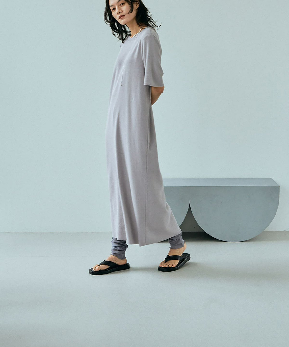 着用イメージ 170cm Lサイズ GRAY