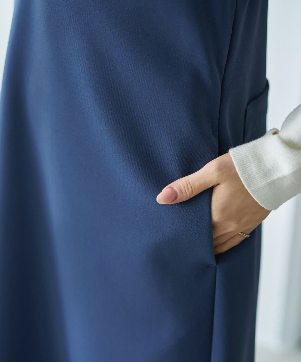 着用イメージ 166cm ブルー 02サイズ