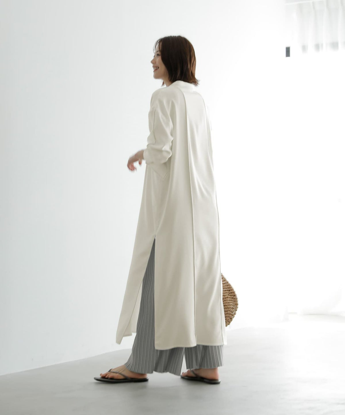 着用イメージ 167cm 02サイズ　ホワイト