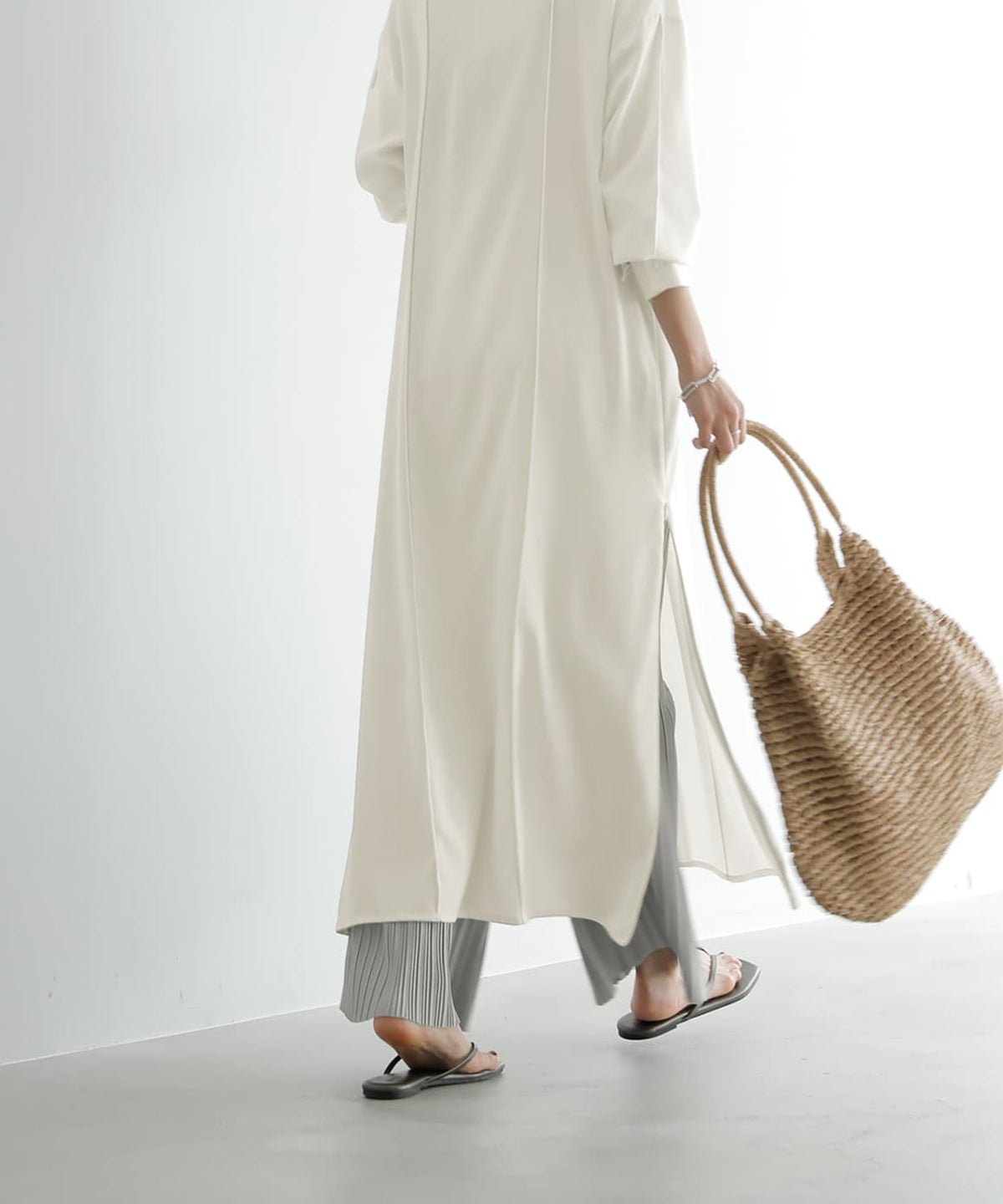着用イメージ 167cm ホワイト 02サイズ