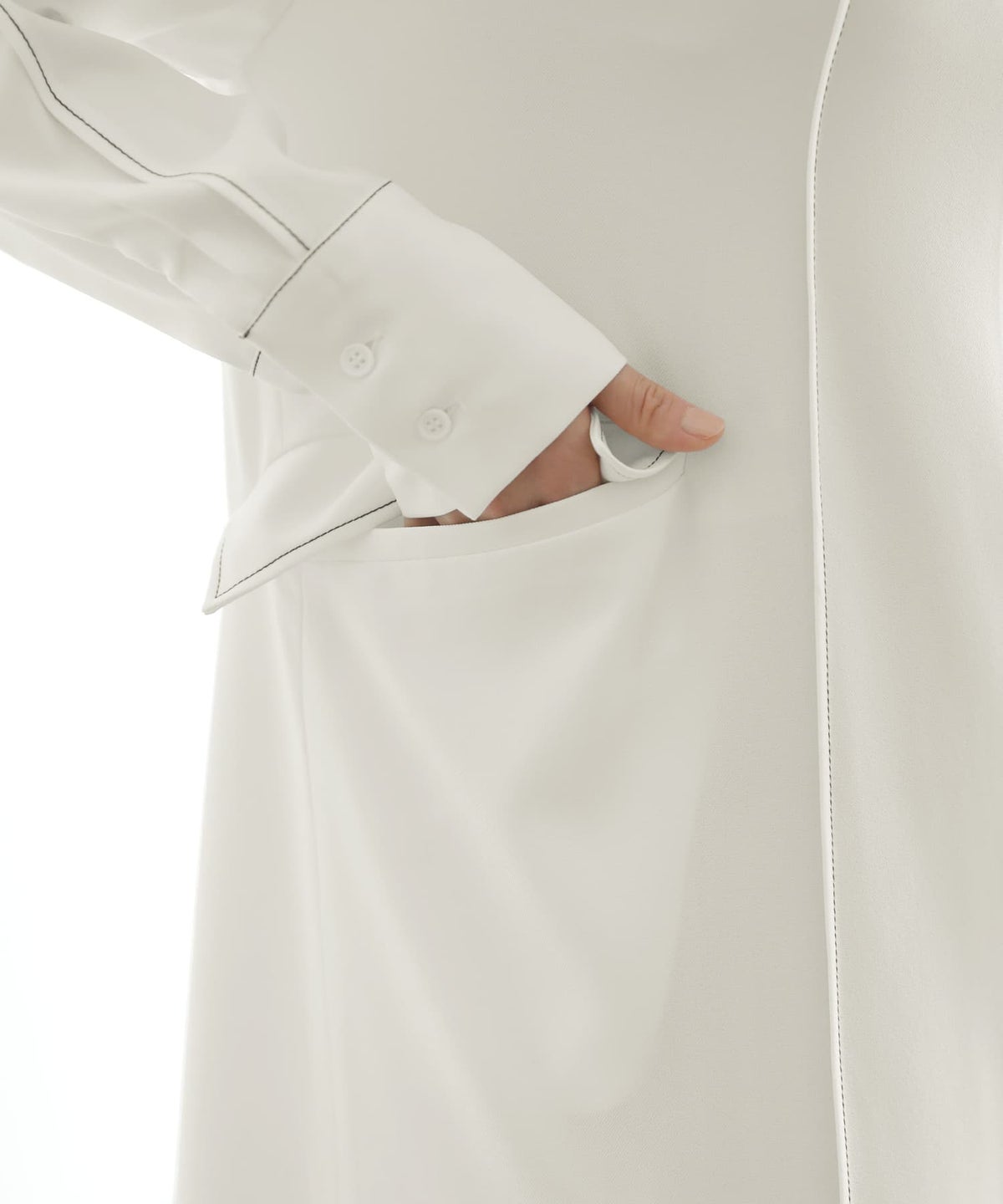 着用イメージ 167cm ホワイト 02サイズ